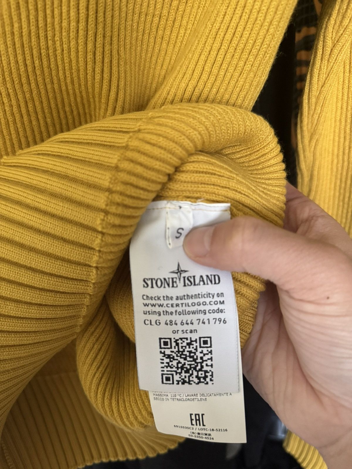 Stone Island Stone Island Wool Turtleneck Sweater Size US S / EU 44-46 / 1 - 4 Thumbnail