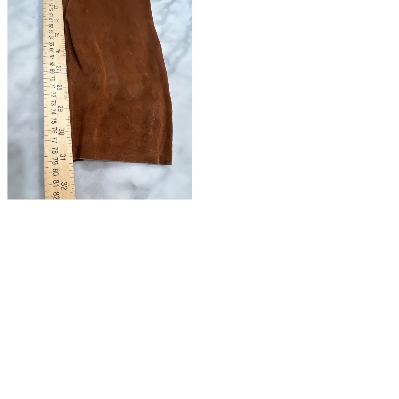 Rusty VINTAGE Lew Magram Leather Pants Women’s 8 Rusty Brown Lined Straight Inseam 30 in High Rise Brown Regular Womens Size 30" / US 8 / IT 44 - 10 Thumbnail