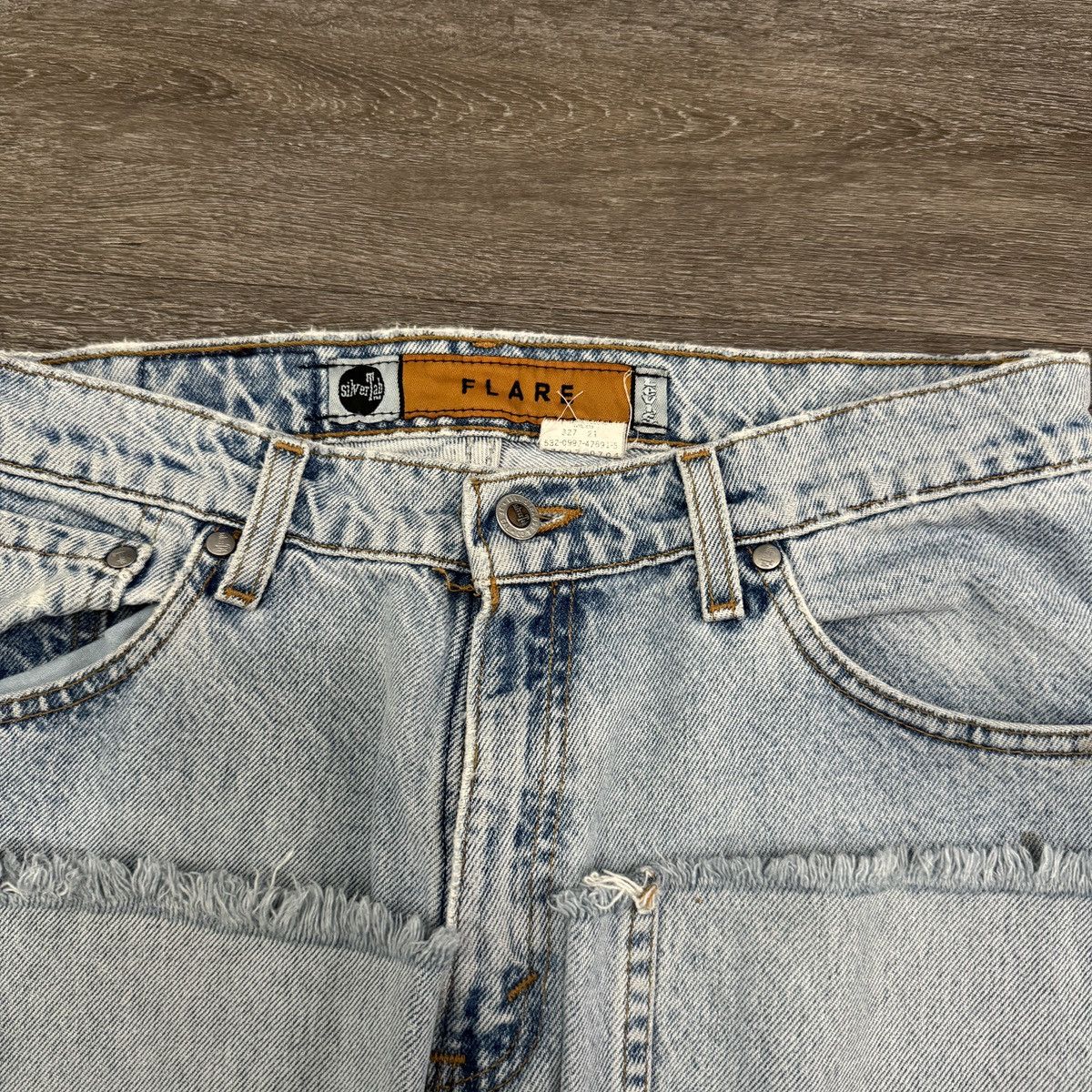 Levi's × StraightFaded × Vintage Vintage 90s Levi’s Silvertab flare rare bootcut distressed Size US 32 / EU 48 - 6 Thumbnail