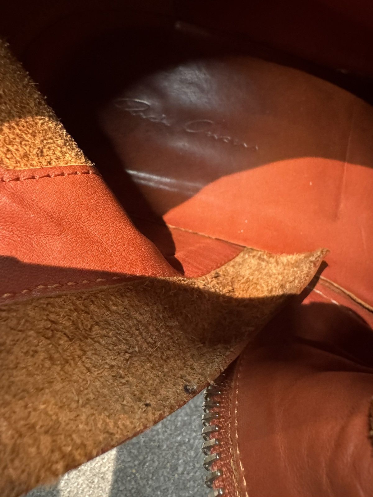 Rick Owens Rick Owens Baskets Montantes Geobasket orange leather Size US 10.5 / EU 43-44 - 5 Thumbnail