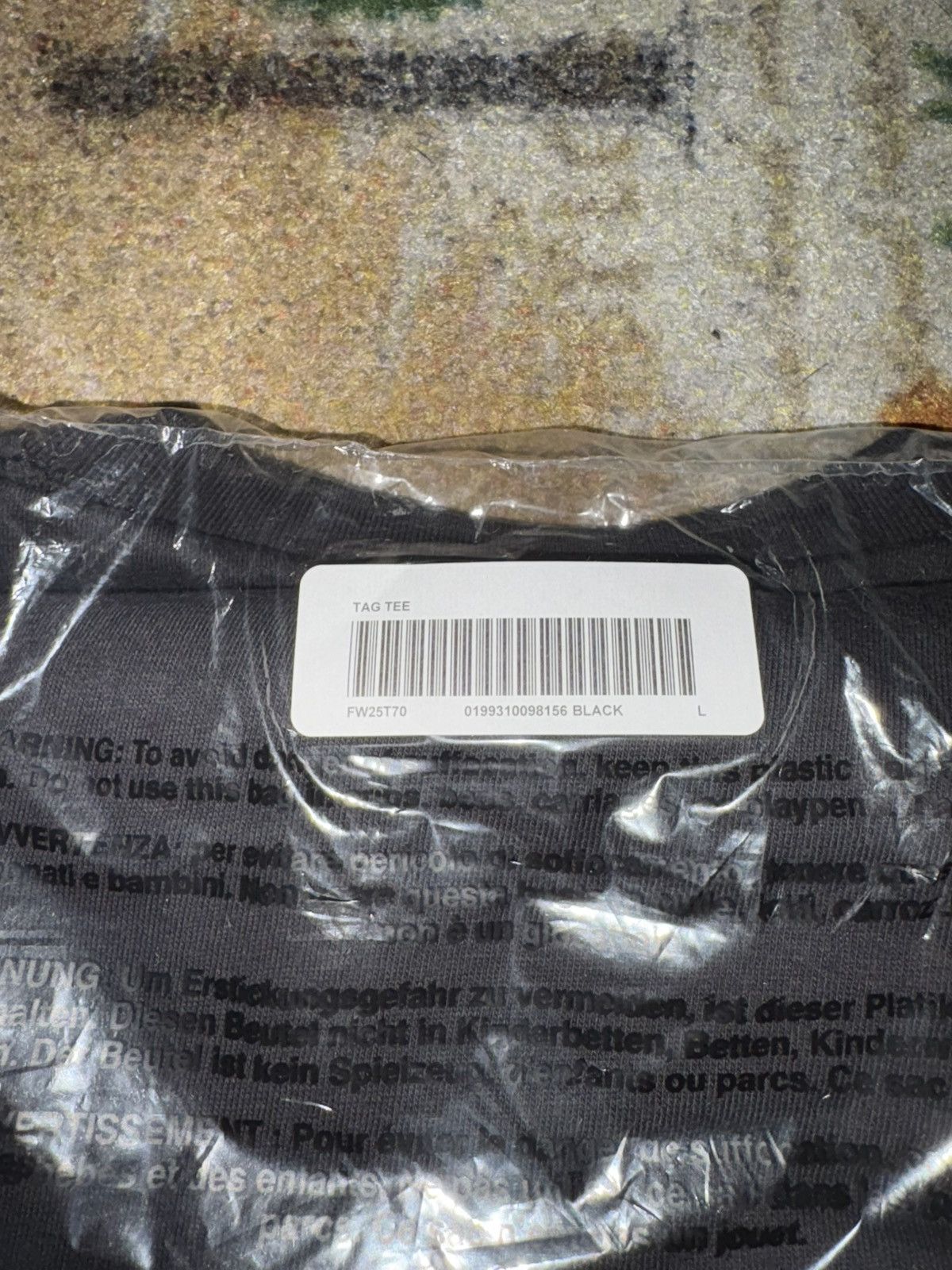 Supreme Supreme Tag Tee Size US L / EU 52-54 / 3 - 5 Thumbnail