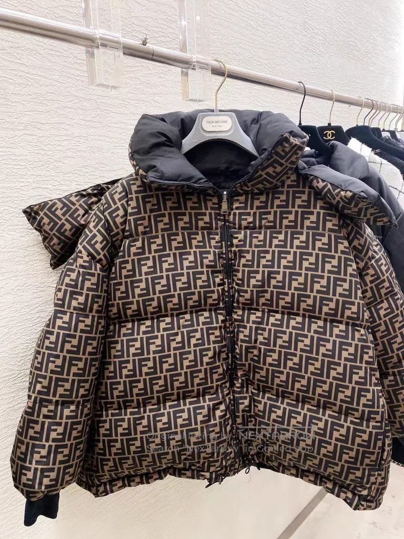 Fendi Fendi Monogram Logo Puffer Jacket Size M / US 6-8 / IT 42-44 - 5 Thumbnail