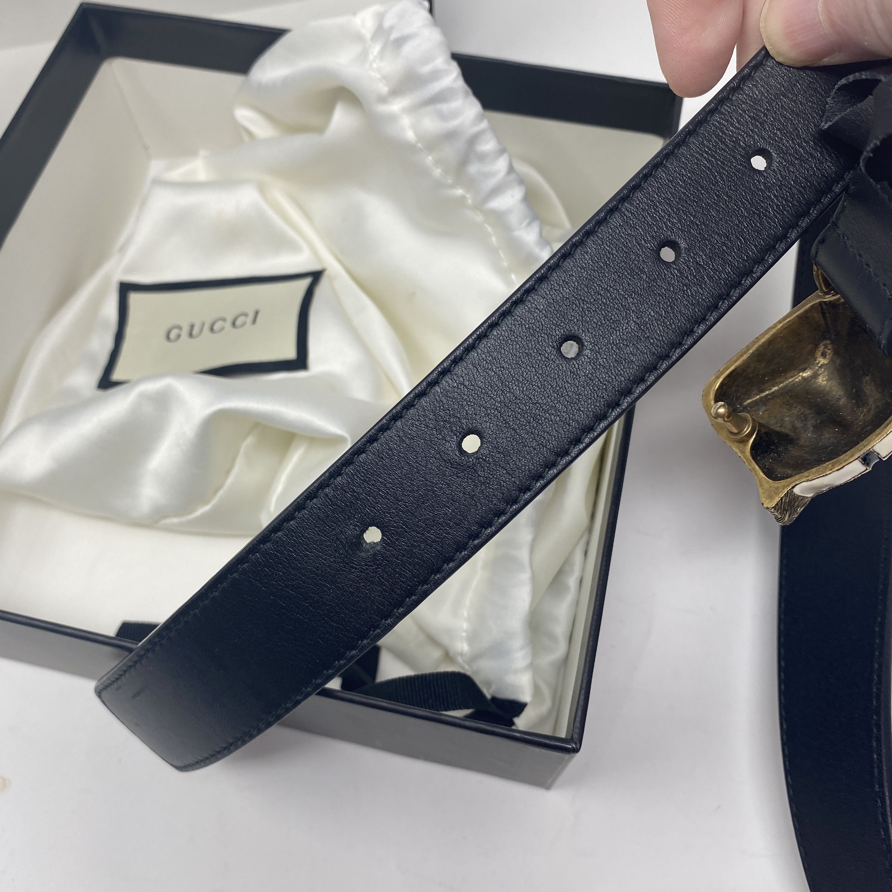 Gucci Rare Gucci Calfskin Tiger Head Buckle Size ONE SIZE - 5 Thumbnail