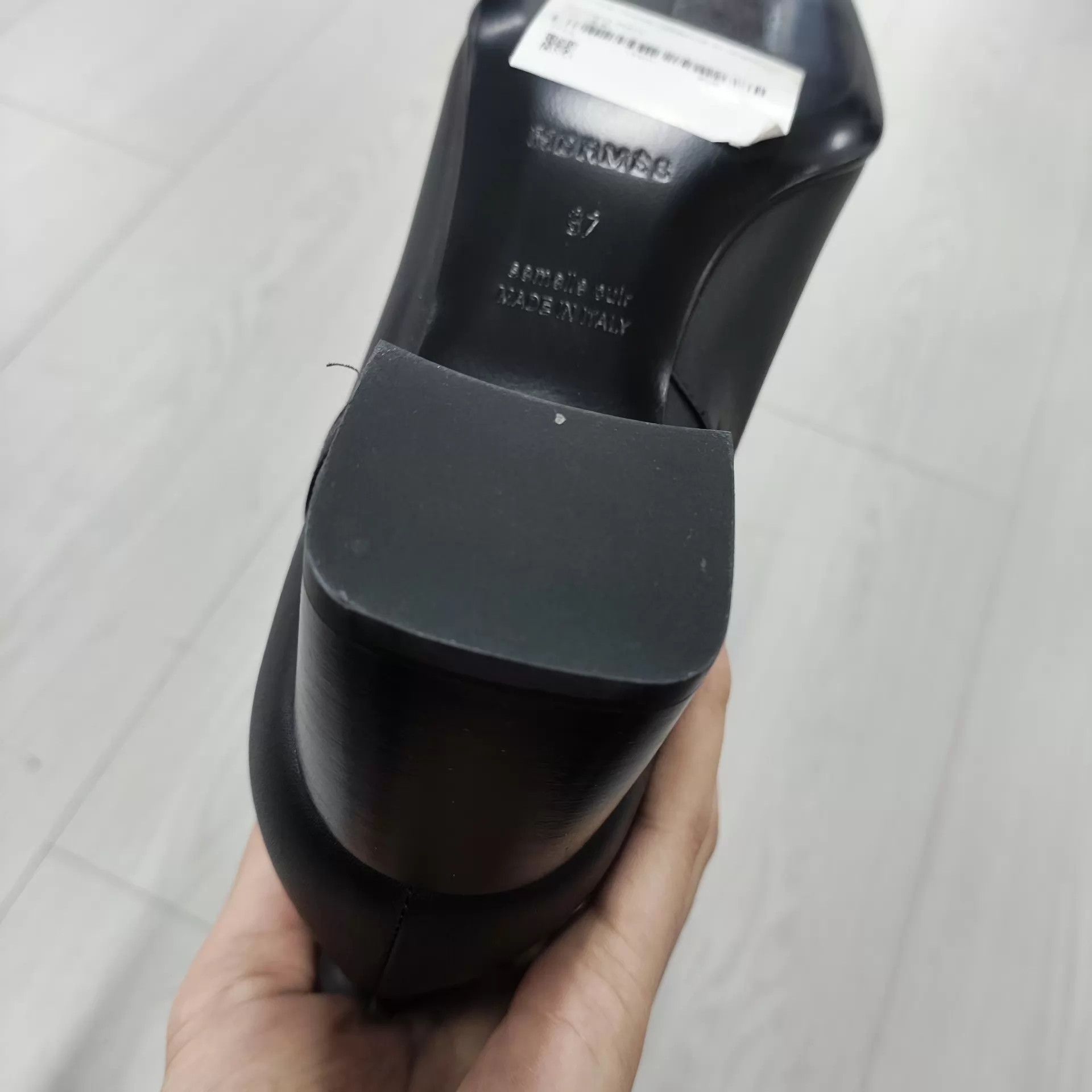 Hermes Hermès Sheepskin Boots 37 Black Size US 6.5 / IT 36.5 - 5 Thumbnail