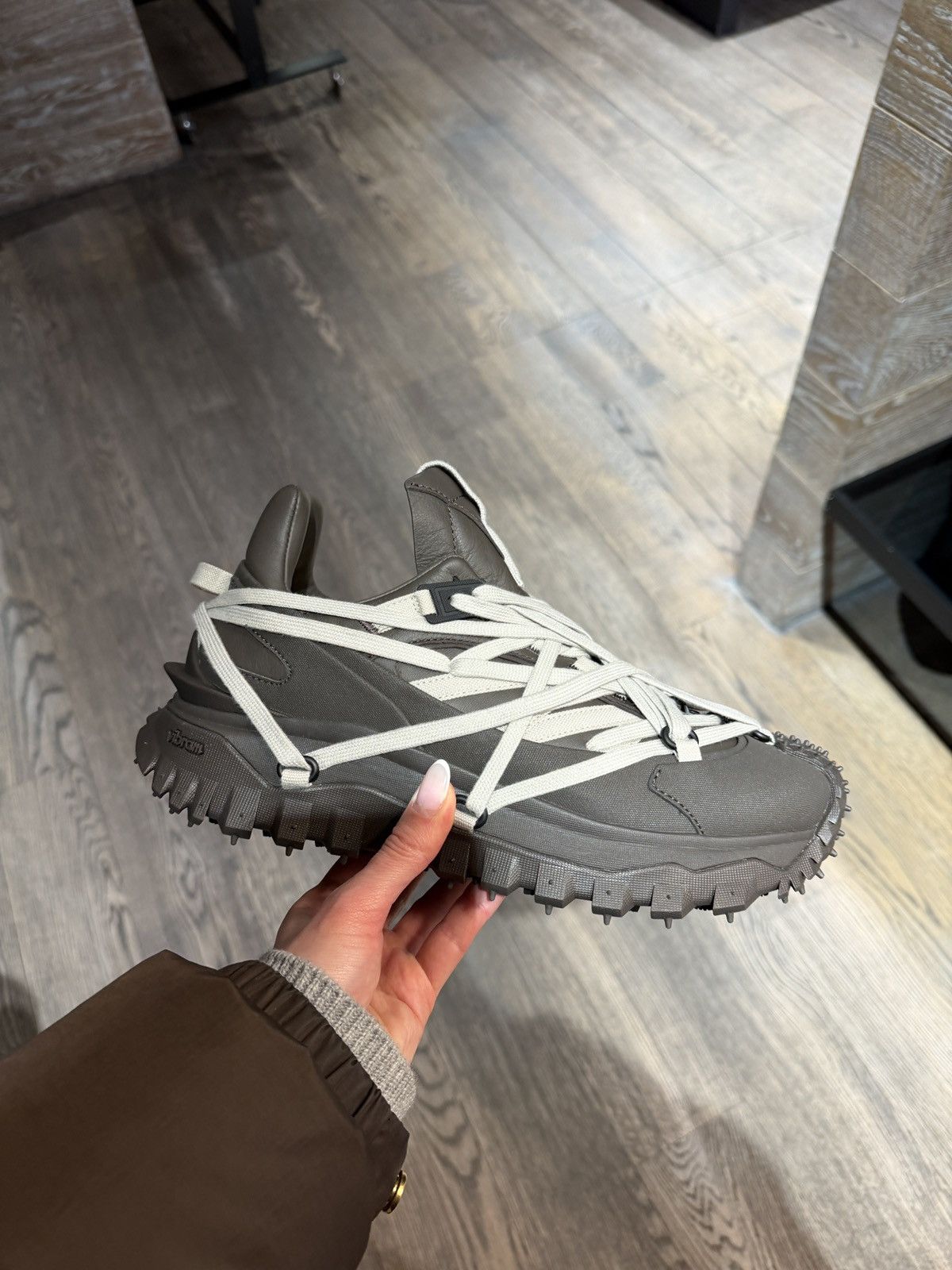 Moncler × Rick Owens Last Rick Owens x Moncler Trailgrip Megalace Runner Sneakers Size US 8 / EU 41 - 1 Thumbnail