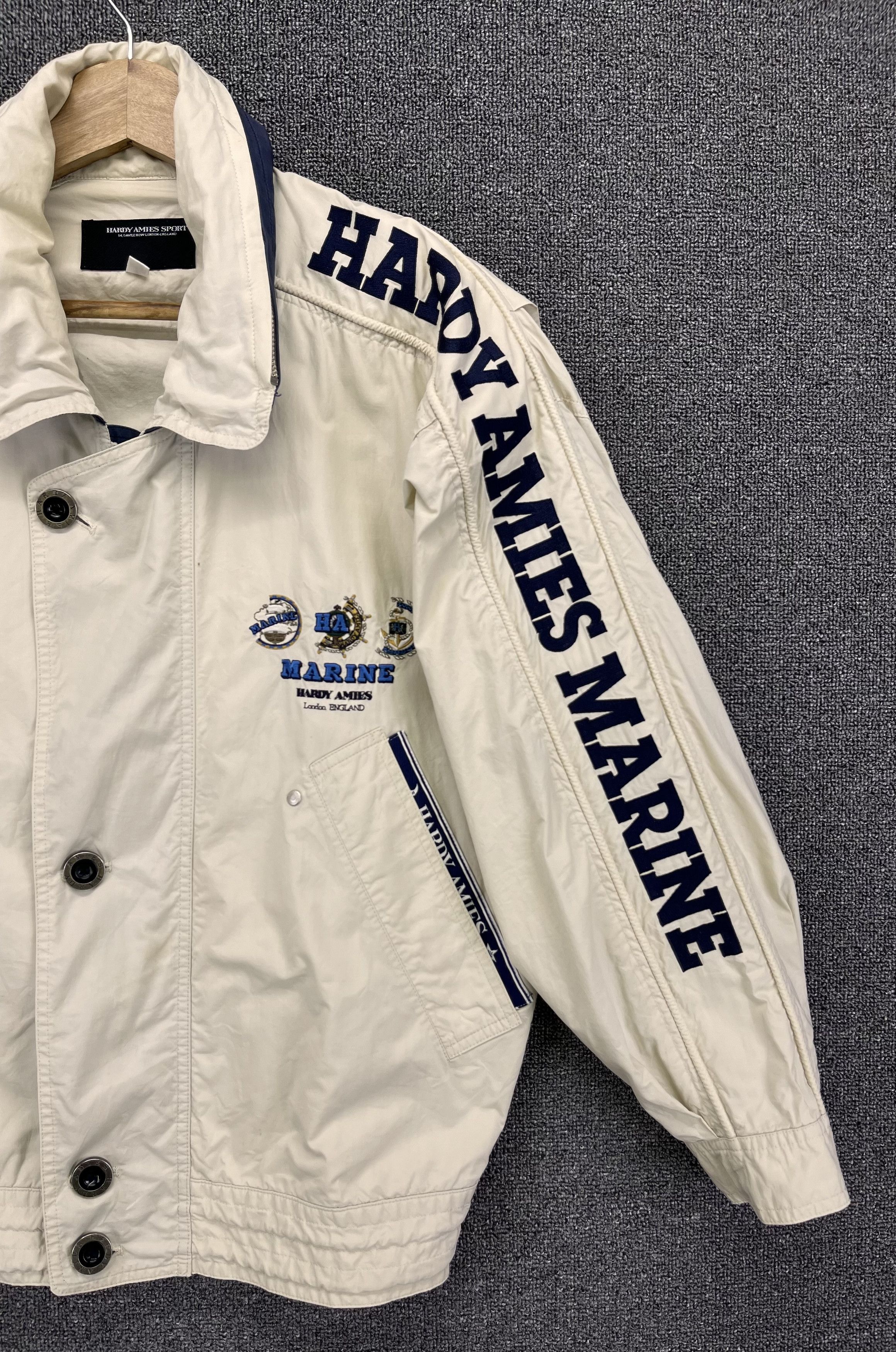 Hardy Amies Vintage Hardy Amies Zip Up Rare Jacket Size M / US 6-8 / IT 42-44 - 3 Thumbnail