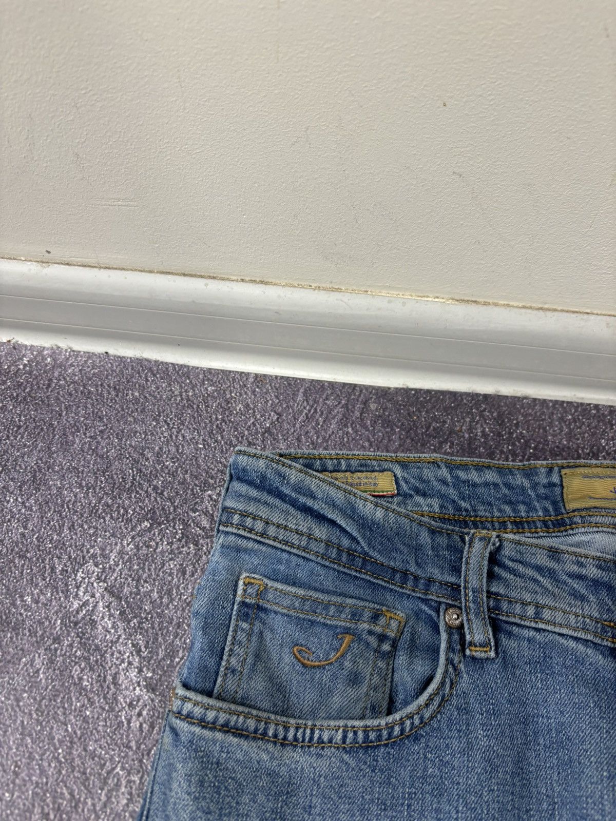 Jacob Cohen Jacob Cohen Limited Edition Men’s Italian Blue Denim Jeans Size US 32 / EU 48 - 11 Thumbnail