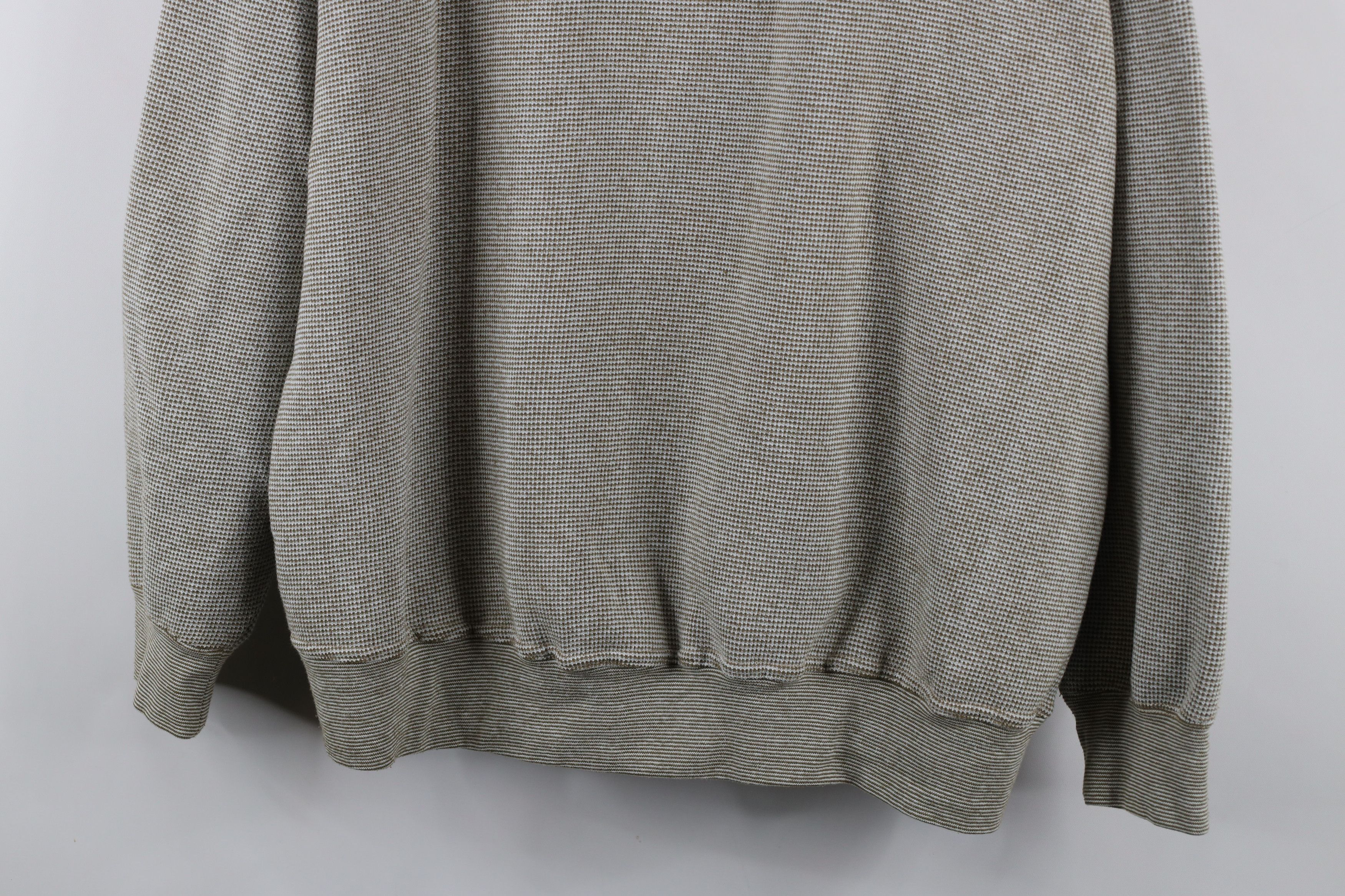 Vintage Vintage 90s Streetwear Thermal Knit Crewneck Sweatshirt Size US XL / EU 56 / 4 - 3 Thumbnail