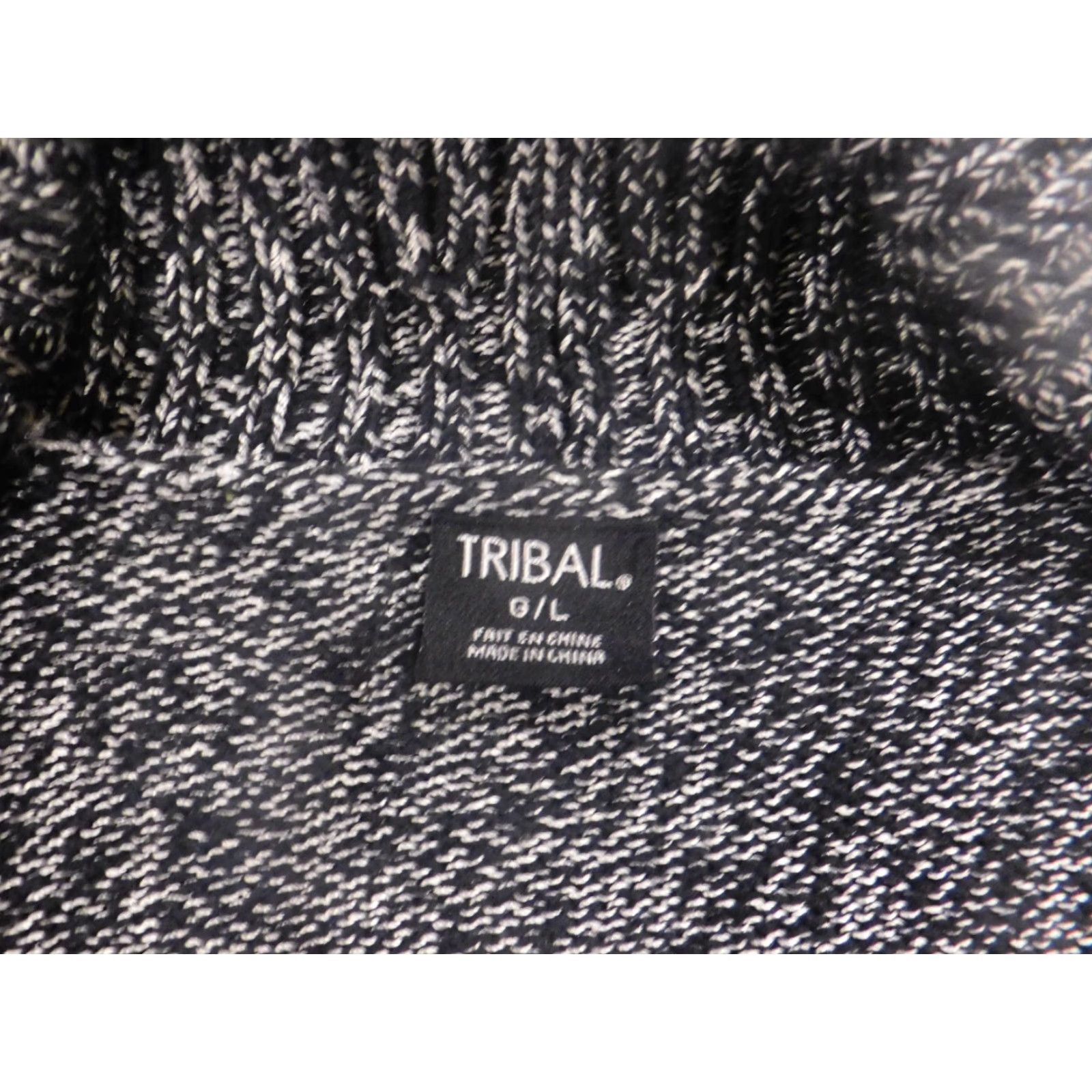 Vintage Tribal Womens Cardigan Sweater L Gray Crew Neck Button Stretch Open Front Knit Short Sleeve Regular Size L Women Size L / US 10 / IT 46 - 4 Thumbnail