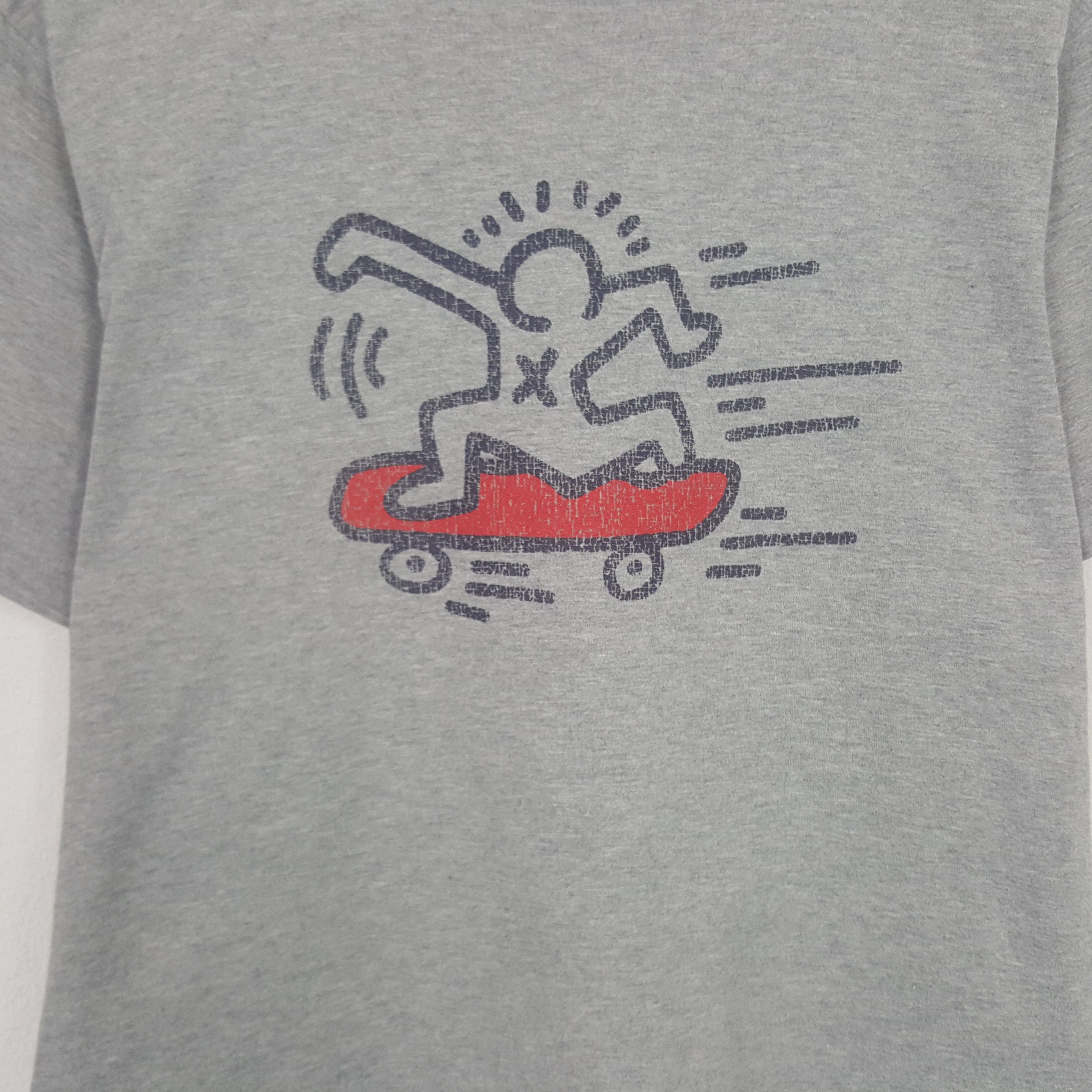 Keith Haring Vintage K. Haring Japanese Brand Tshirt C299N69 Size US M / EU 48-50 / 2 - 2 Thumbnail
