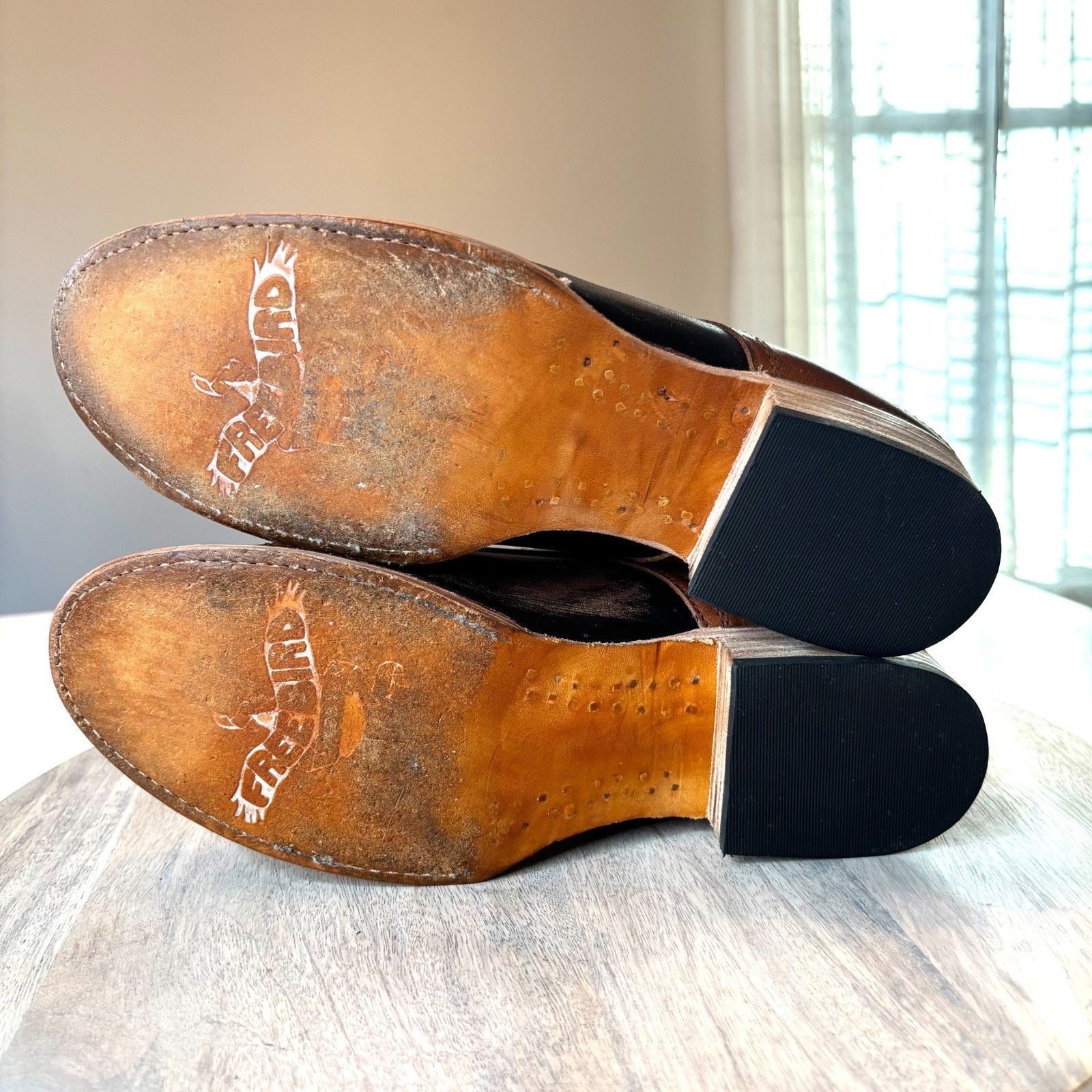 FREEBIRD Freebird Malena Mule Women's 9 Cognac Leather Oxford Shoes Size US 9 / IT 39 - 12 Thumbnail