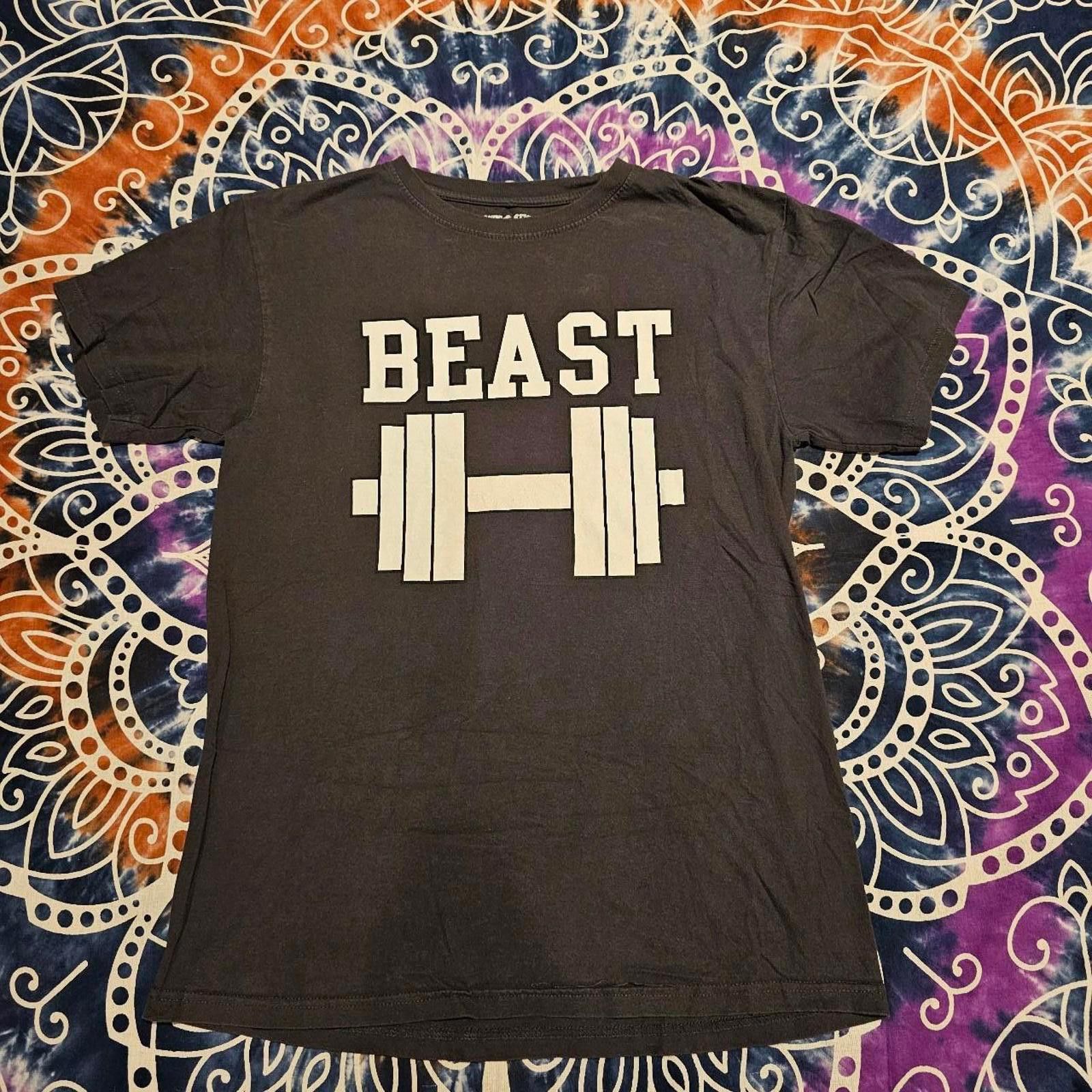 Designer Men's Navy Beast Mode T-shirt Size US M / EU 48-50 / 2 - 1 Thumbnail