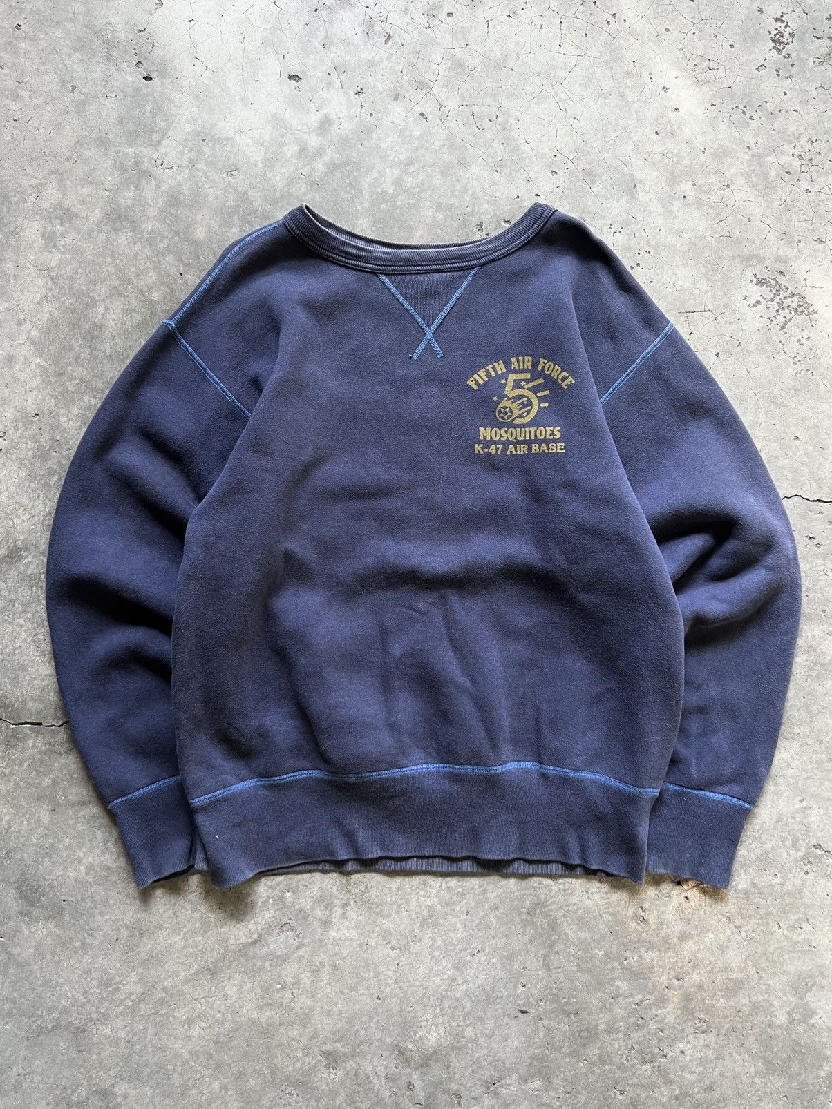 Buzz Rickson's BUZZ RICKSON'S "Mosquitoes" K-47 Air Base Loopwheel Sweater Size US M / EU 48-50 / 2 - 8 Thumbnail