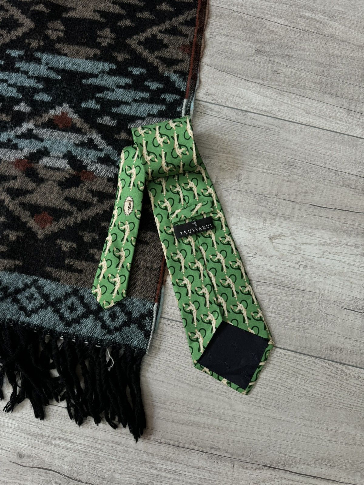 Trussardi Trussardi Silk Tie Size ONE SIZE - 1 Thumbnail