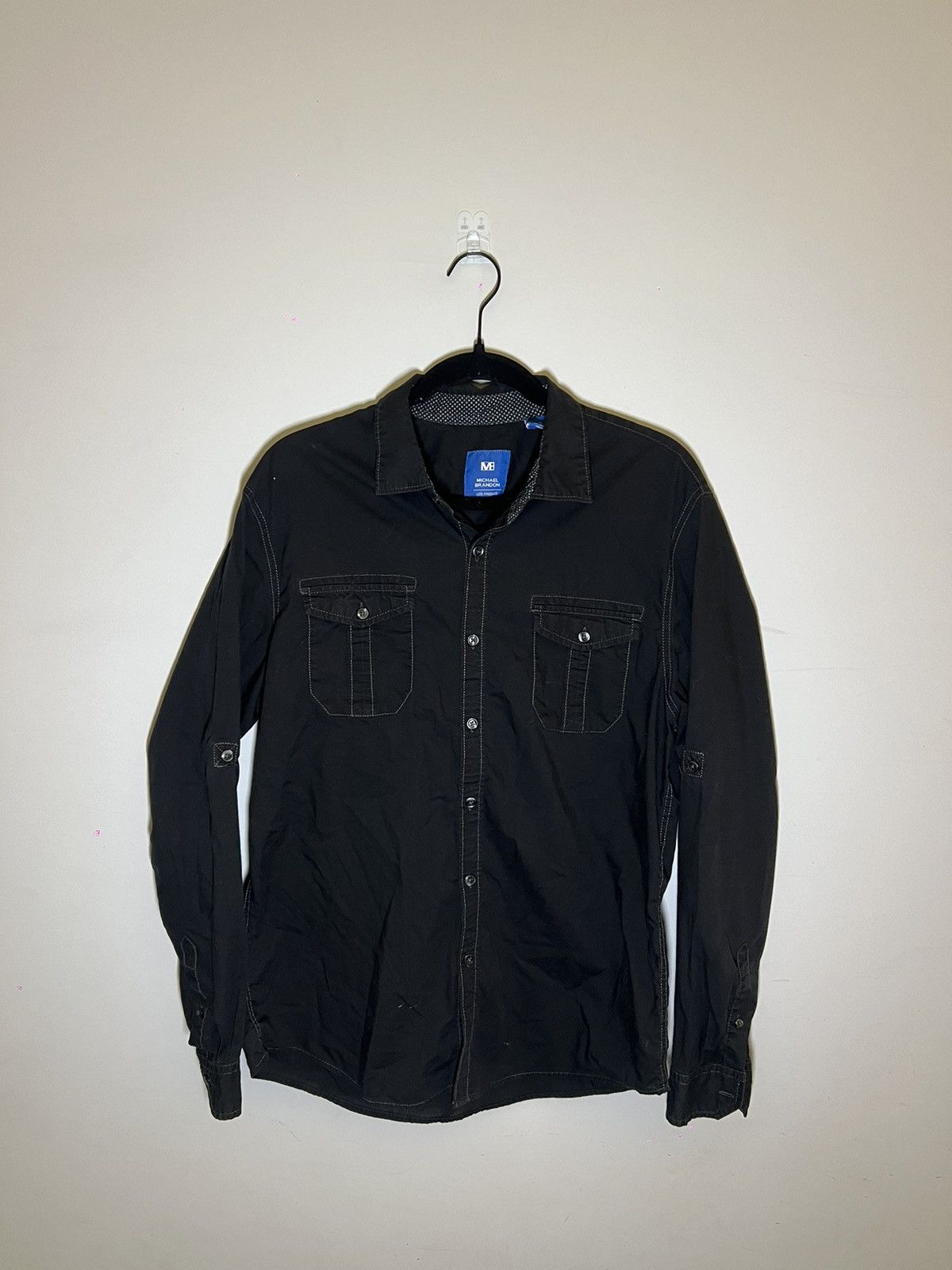 Vintage Michael Brandon Button Up Shirt Size US L / EU 52-54 / 3 - 1 Thumbnail