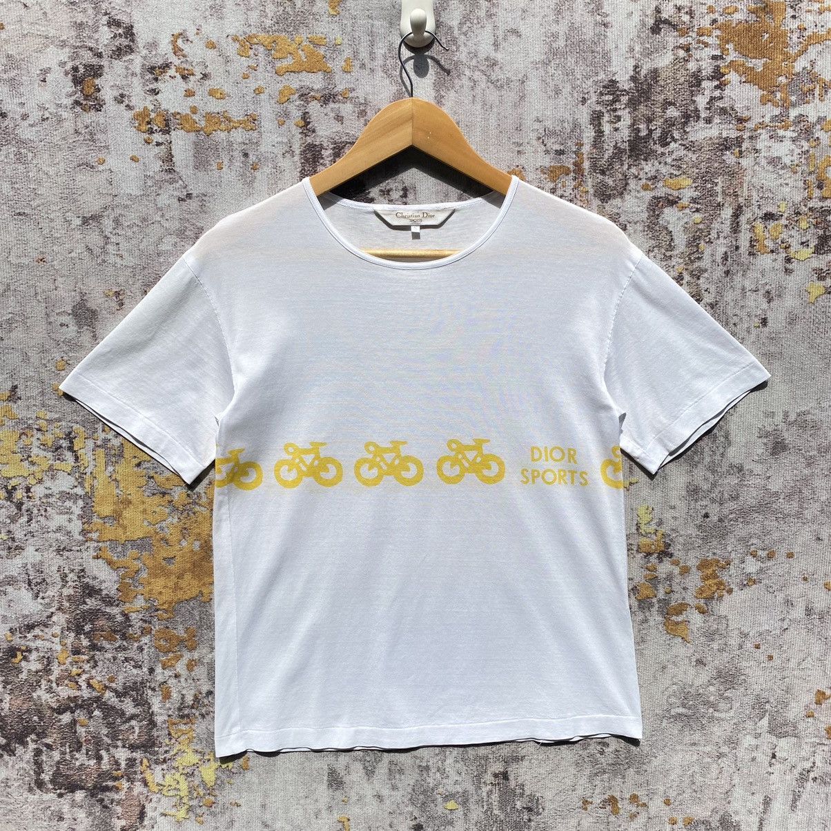 Christian Dior Monsieur Vintage 90s Christian Dior Sports Cycling Tee Christian Dior Size US S / EU 44-46 / 1 - 1 Thumbnail