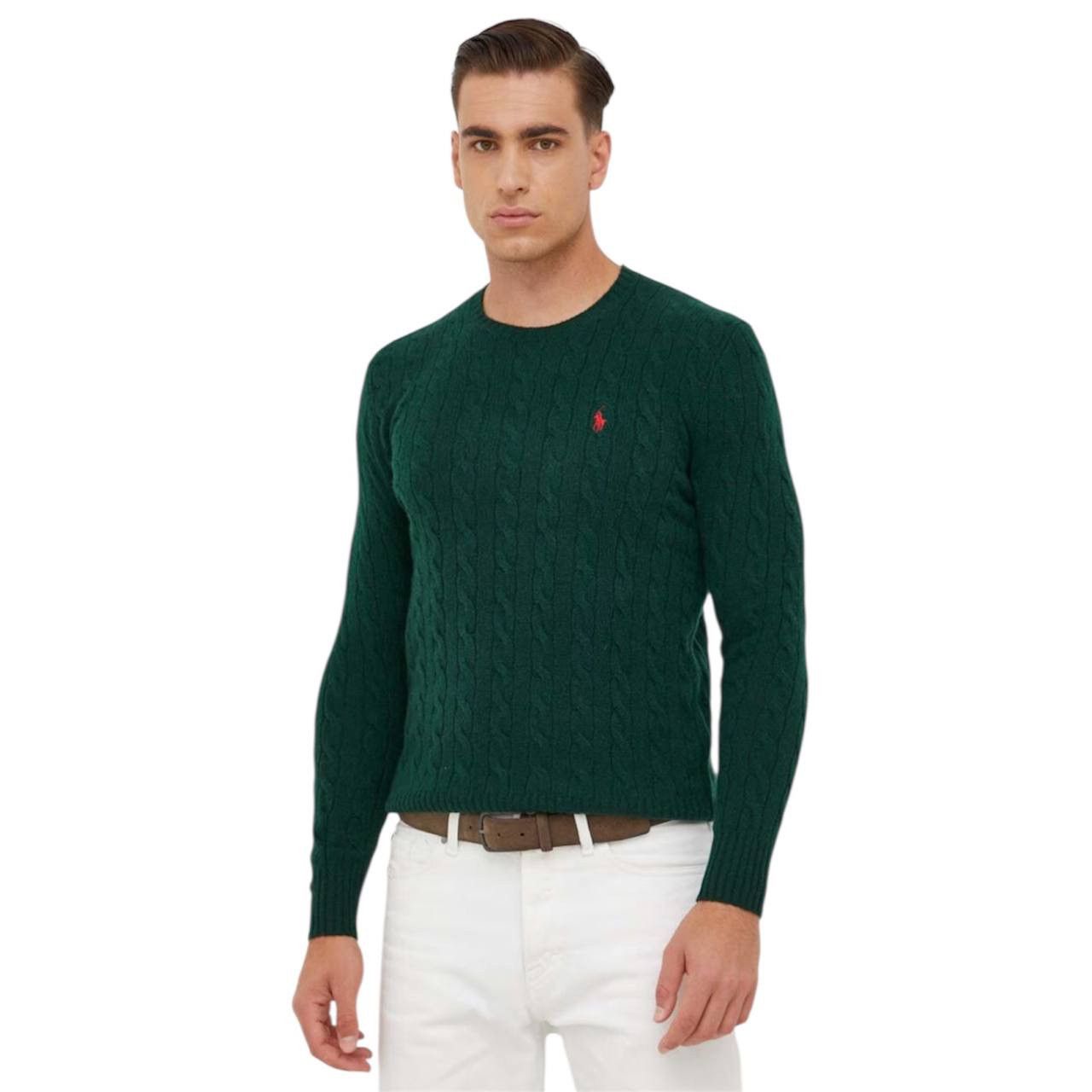 Polo Ralph Lauren POLO RALPH LAUREN CLASSIC CASUAL KNIT GREEN SWEATER SIZE M Size US M / EU 48-50 / 2 - 2 Thumbnail