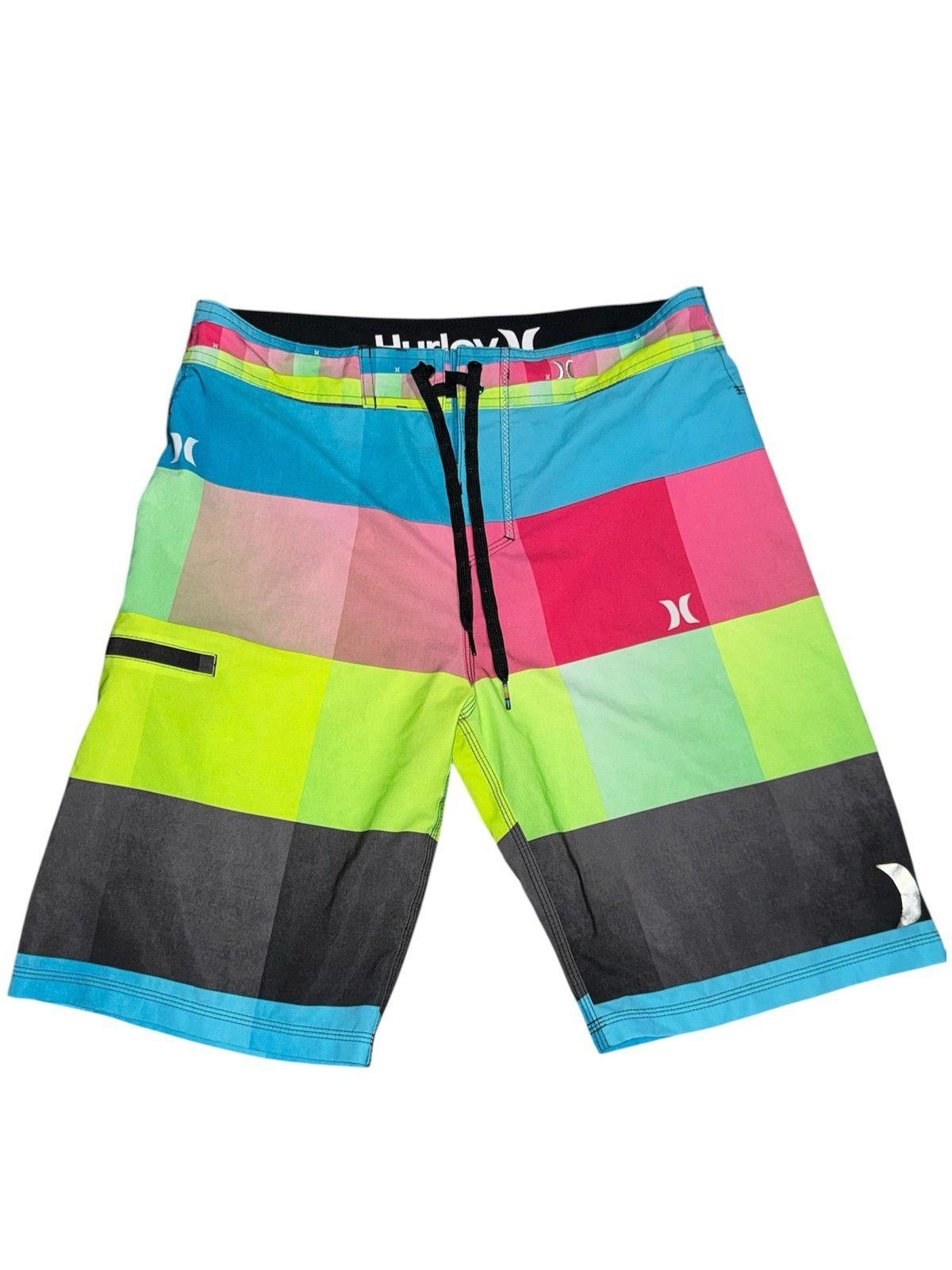 Hurley Hurley Phantom Board Shorts Colorblock Surf Beach Men's S Size US 30 / EU 46 - 1 Thumbnail