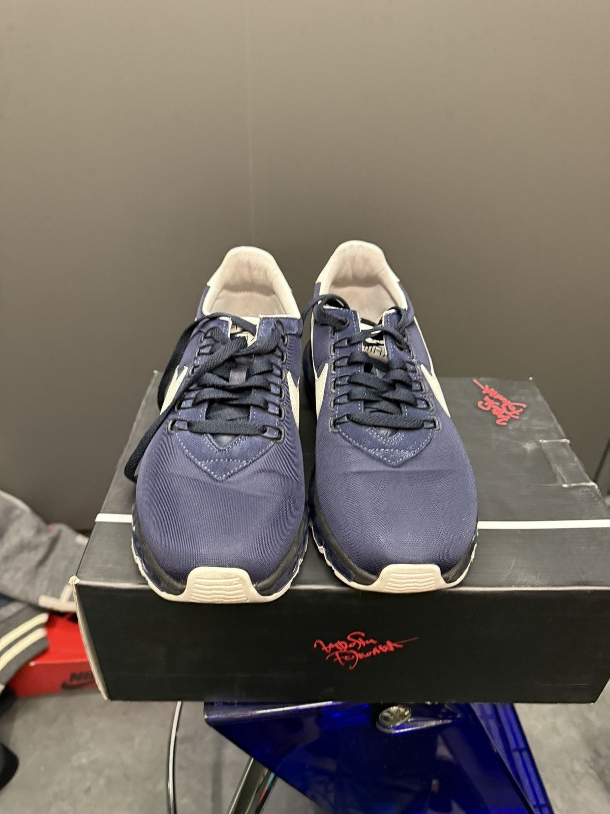 Hiroshi Fujiwara × Nike Nike Air Max LD-Zero Hiroshi Fujiwara Size 9 848624-410 Size US 9 / EU 42 - 3 Thumbnail