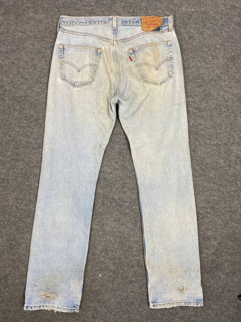 Levi's vintage levis 501 distressed denim Size US 35 - 1 Thumbnail