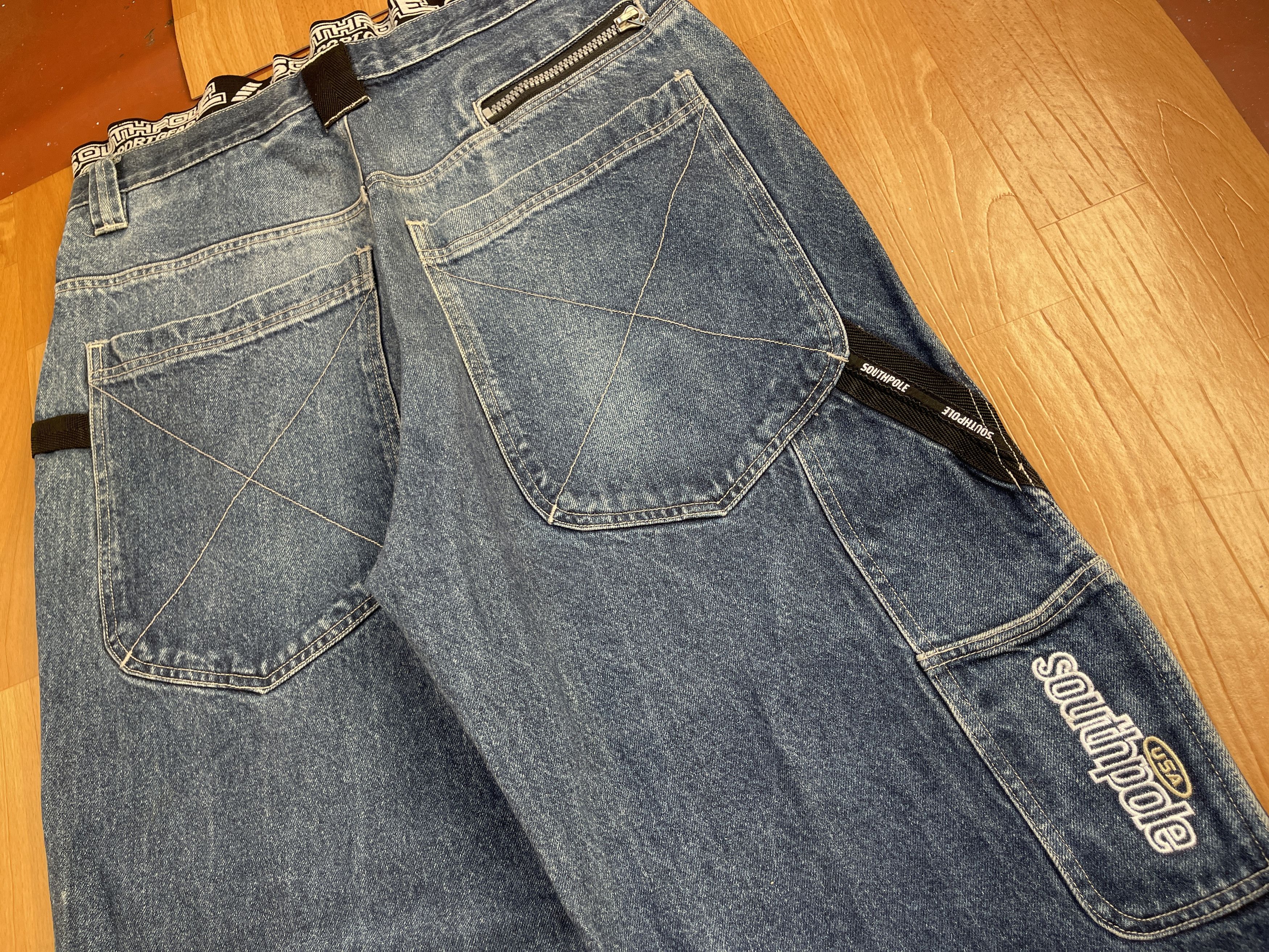 Southpole Southpole jeans, baggy vintage South Pole 90s hip hop Y2K 36 Size US 36 / EU 52 - 2 Thumbnail