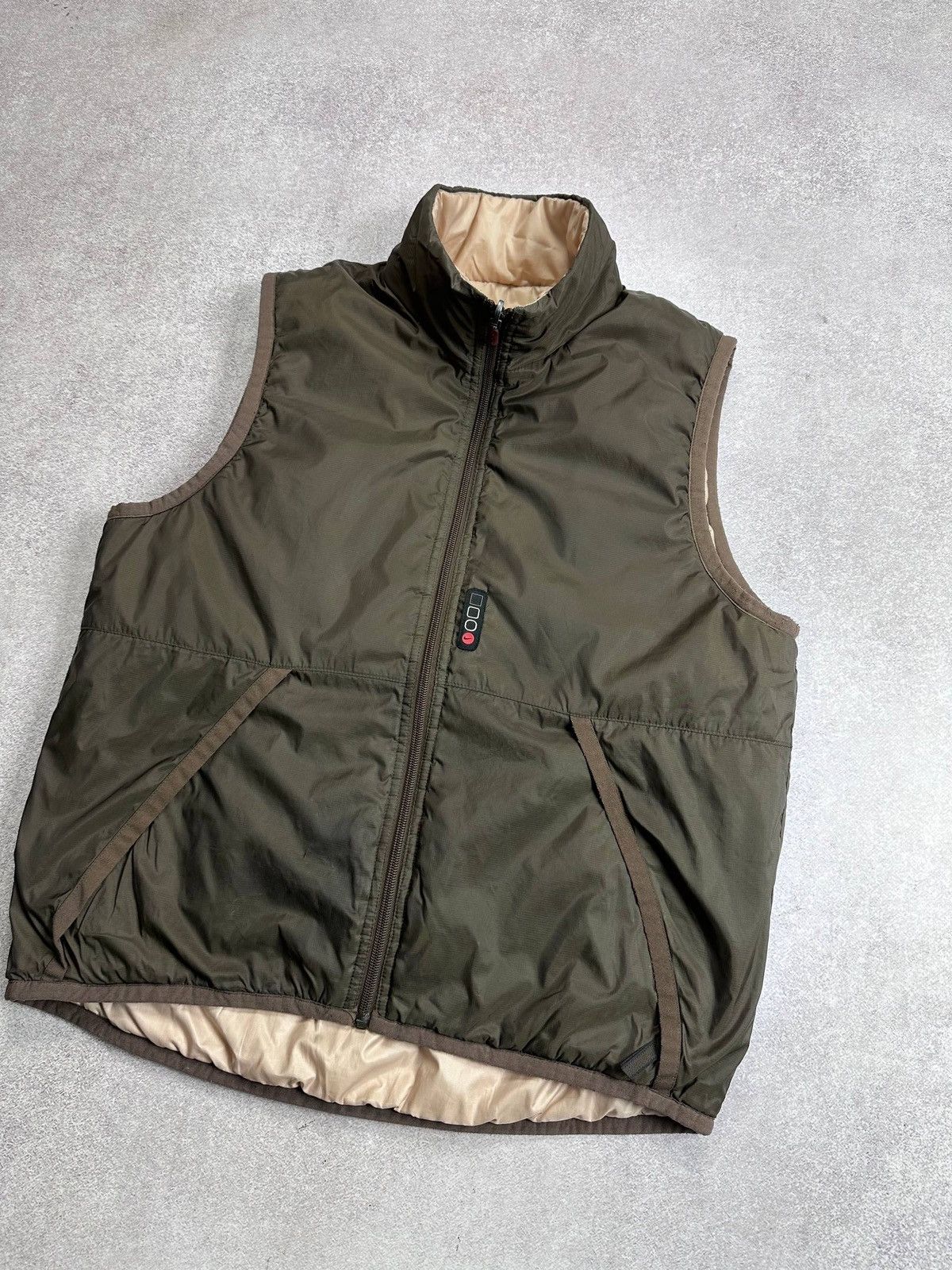 Nike Vintage Nike Swoosh Reversible Puffer Jacket S Y2K Size US S / EU 44-46 / 1 - 9 Thumbnail