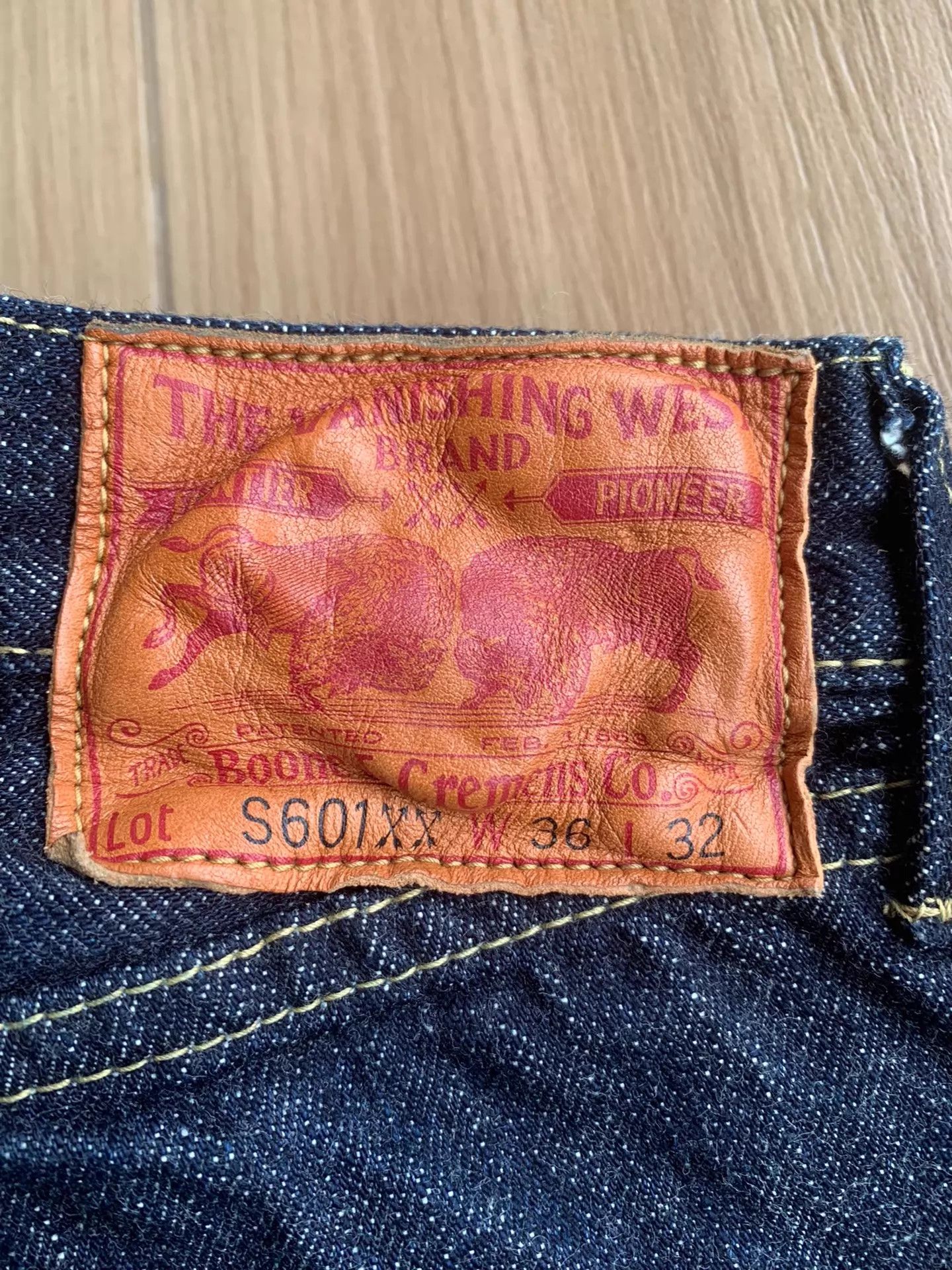 Freewheelers FREEWHEELERS S601XX 1944-45 WWII Raw Straight Jeans Size US 36 / EU 52 - 3 Thumbnail