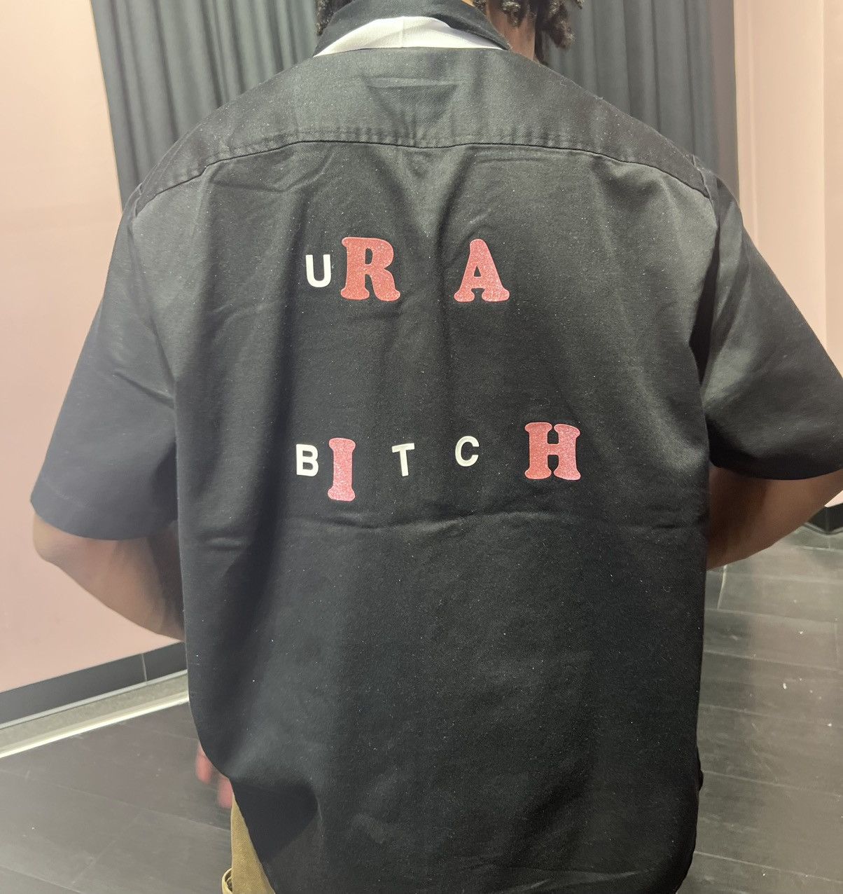 Supreme Supreme Bitch S/S Work Shirt Size US M / EU 48-50 / 2 - 5 Thumbnail