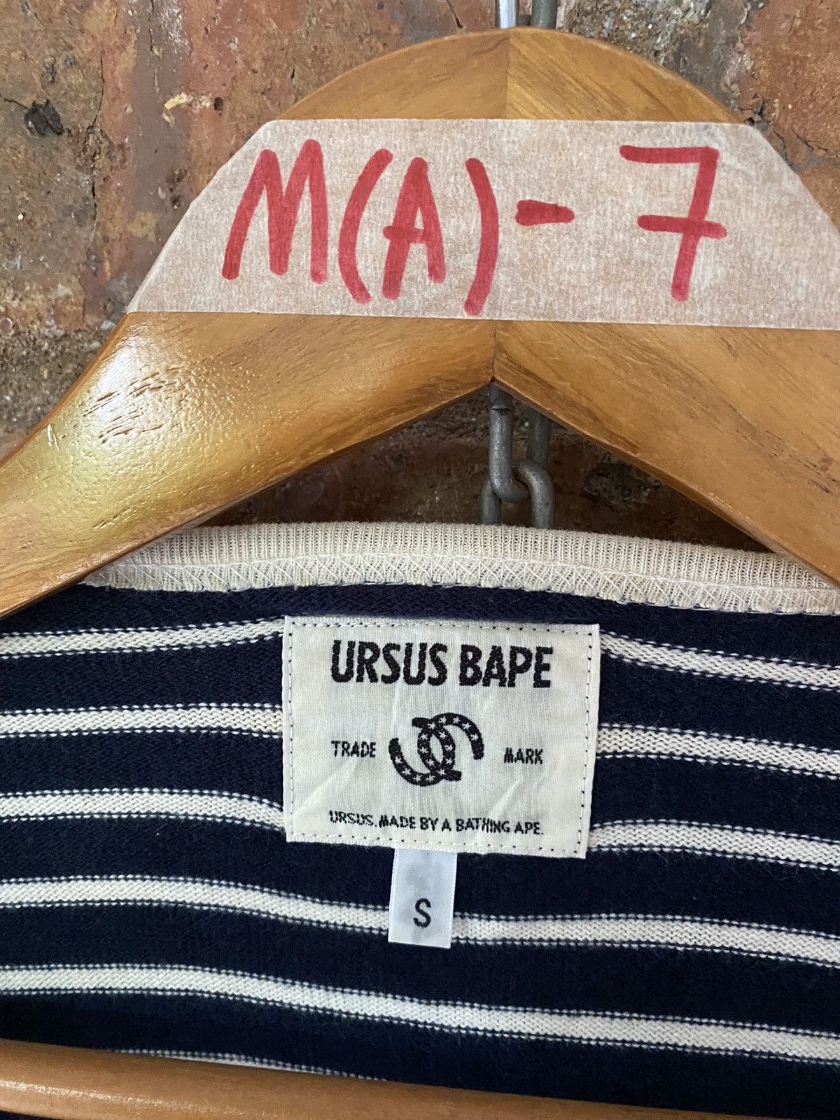 Bape × Wtaps 2000s Bape Wtaps Ursus Stripe Size US S / EU 44-46 / 1 - 8 Thumbnail