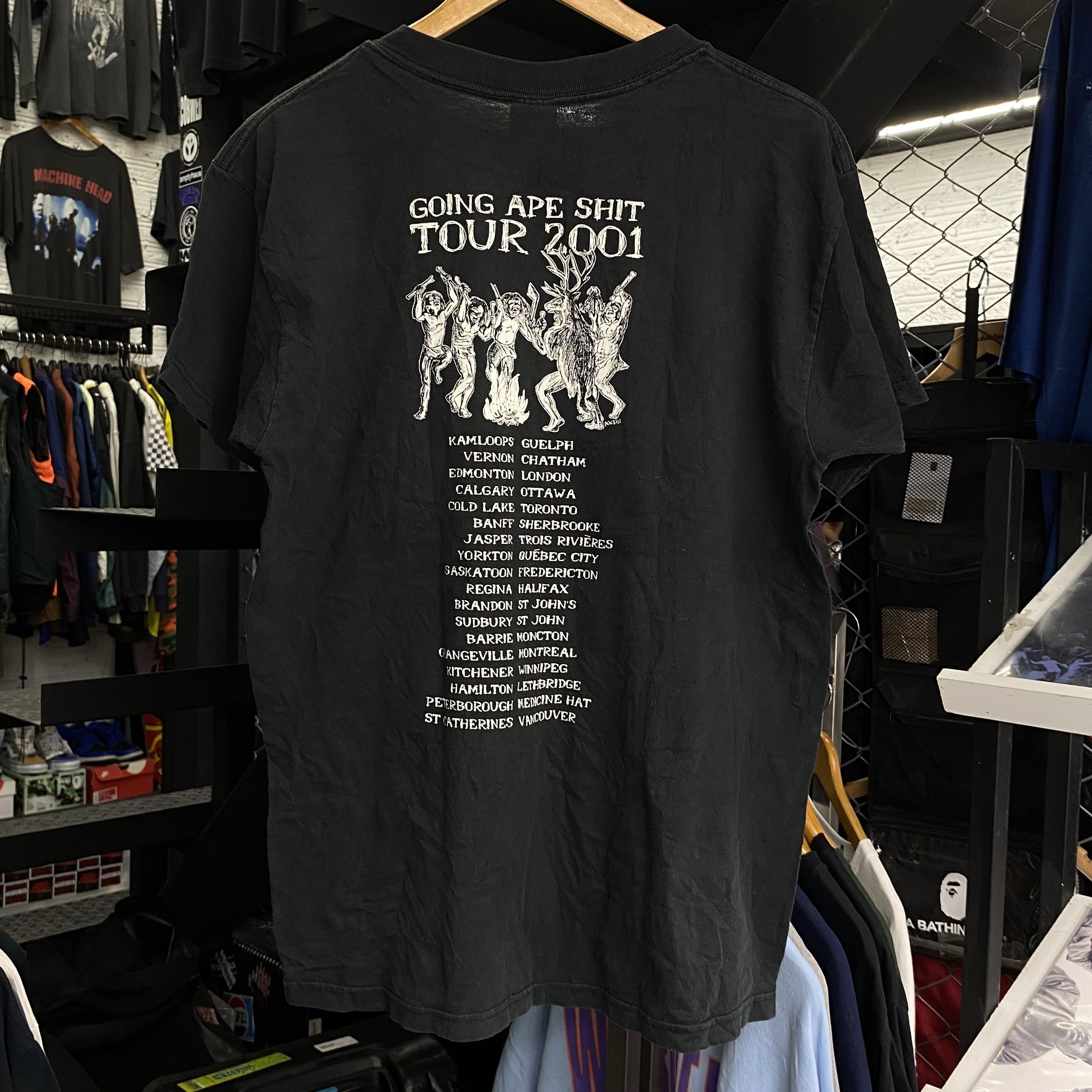 Band Tees GOB GOING APE SHIT TOUR 2001 Vintage Shirt Size US L / EU 52-54 / 3 - 4 Thumbnail