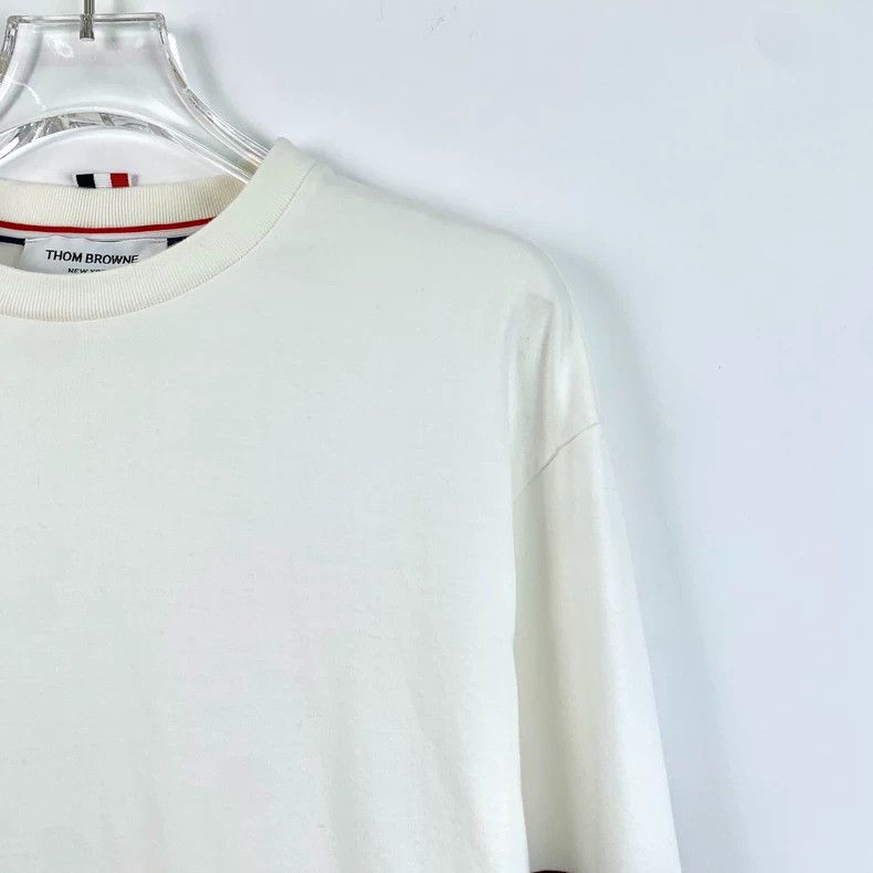 Thom Browne Thom Browne size40 White cotton round neck long sleeve hood Size US XXS / EU 40 - 3 Thumbnail