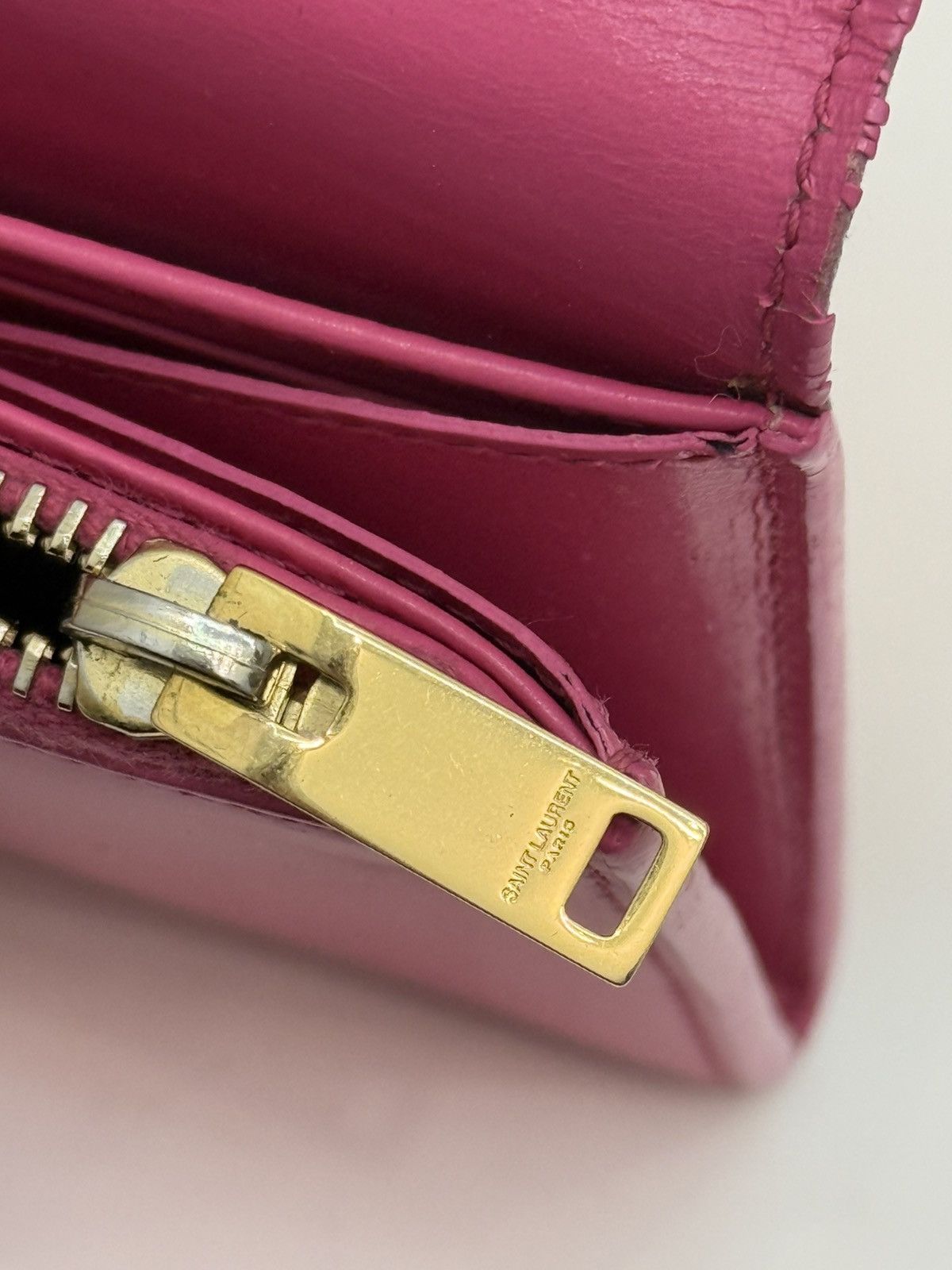 Saint Laurent Paris Saint Laurent paris Pink Wallet Size ONE SIZE - 8 Thumbnail