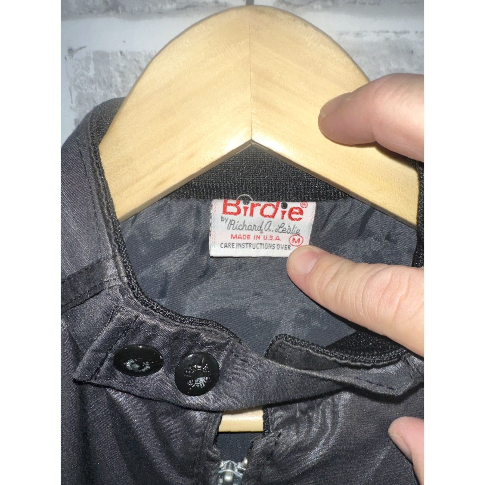 Vintage VTG BIRDIE Cafe Style Driving Jacket MENS M USA Size US M / EU 48-50 / 2 - 2 Thumbnail