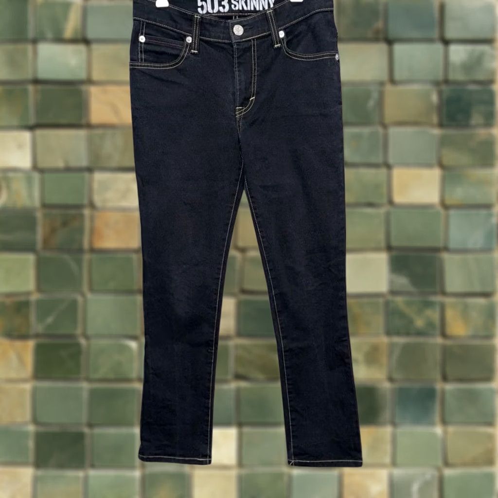 Edwin NEED GONE ‼️ Edwin 503 Blue Trip Black Flare Washed Denim