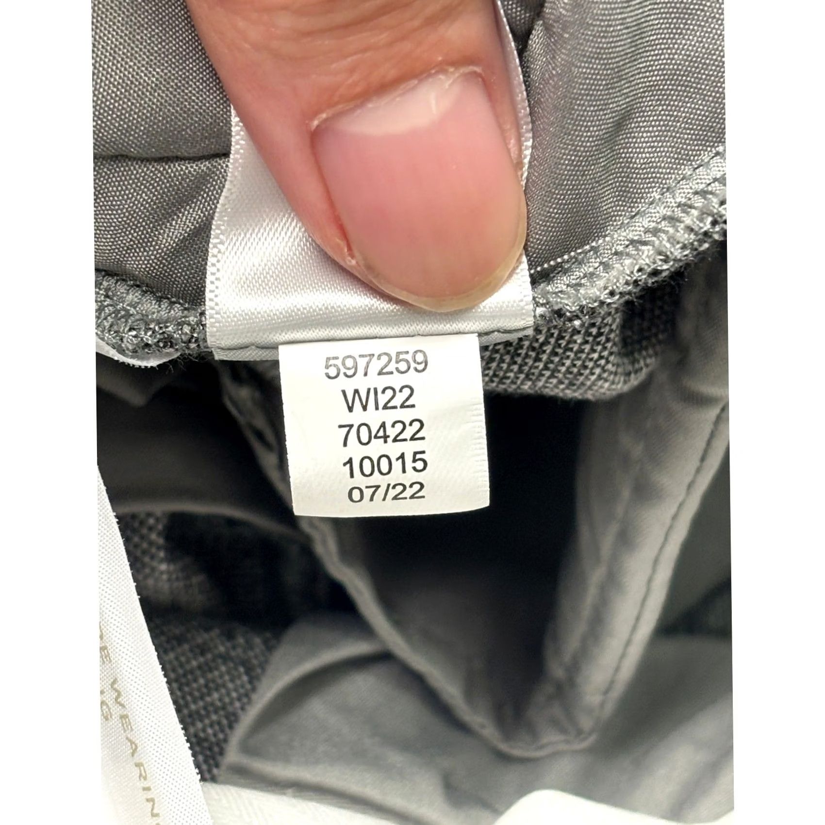 Ann Taylor Ann Taylor Pants Womens 2P Gray NWT The Straight Grey Herringbone Mid Rise W29 L29 Size 26" / US 2 / IT 38 - 6 Thumbnail