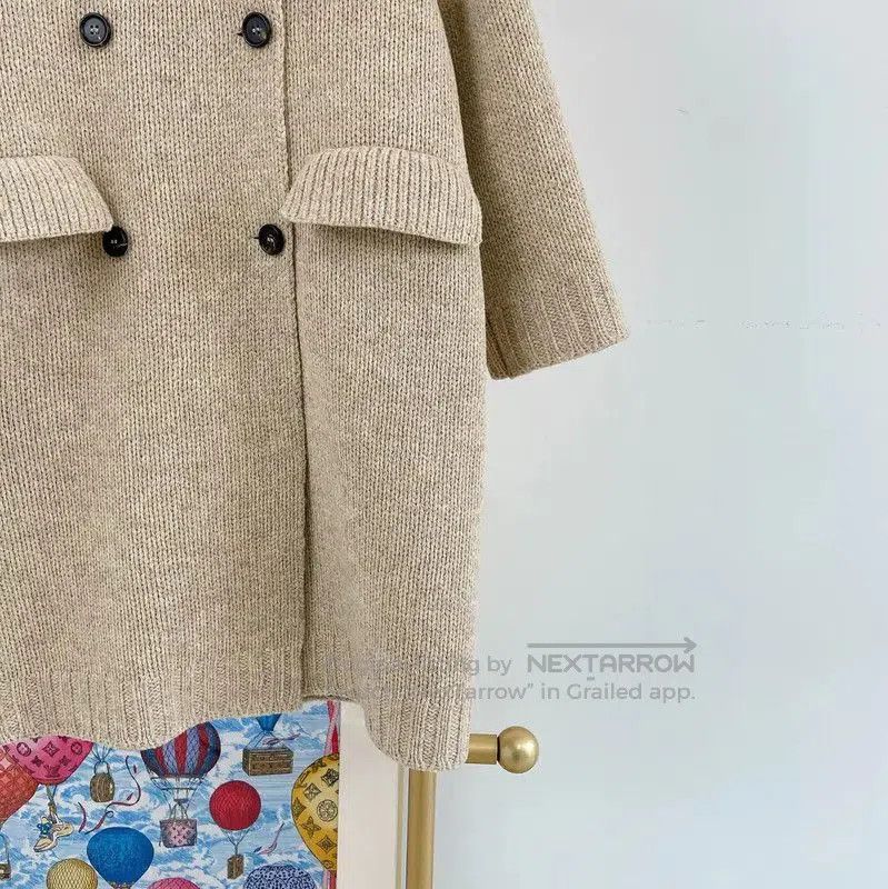 Miu Miu Miu Miu Beige Wool Ladies Jacket . Size M / US 6-8 / IT 42-44 - 3 Thumbnail
