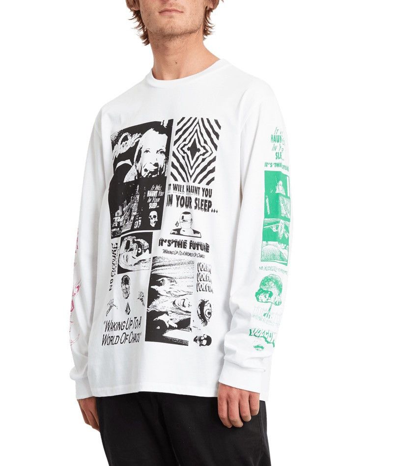 Volcom Volcom Bits Of Brain Bsc Longsleeve Size US L / EU 52-54 / 3 - 3 Thumbnail
