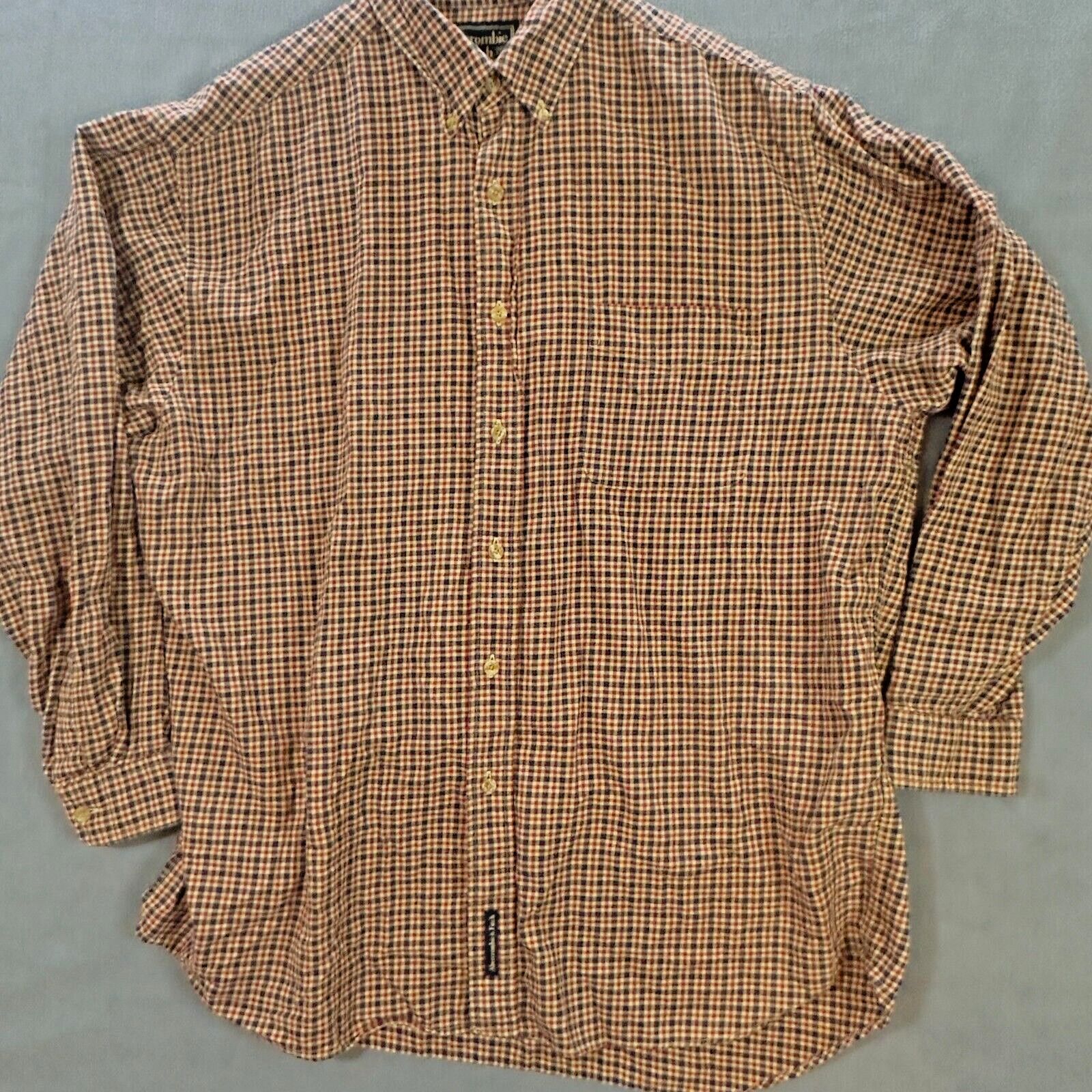 Abercrombie & Fitch Vtg Abercrombie Fitch Flannel Men L Button Up Baggy 90s Size US L / EU 52-54 / 3 - 2 Thumbnail
