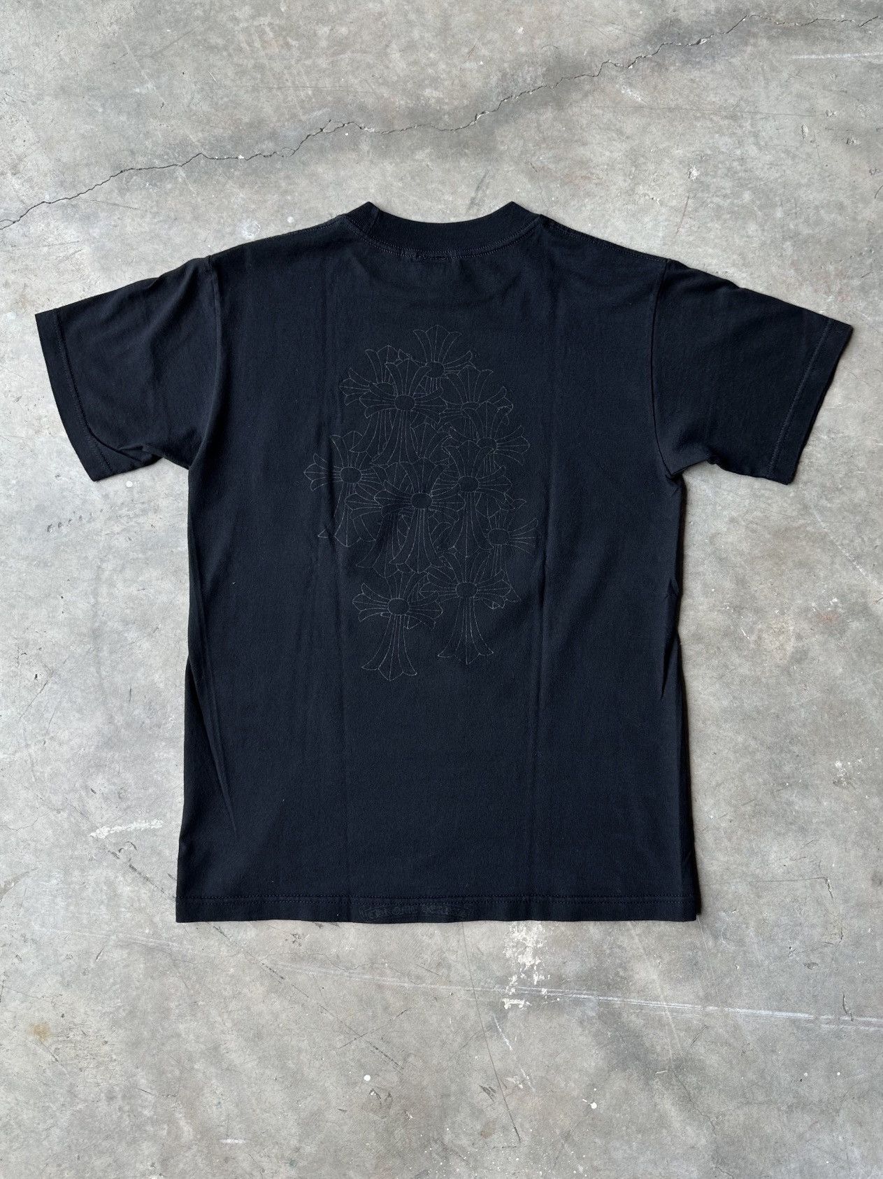 image of Chrome Hearts Cemetery Tee in Black, Men's (Size Small)