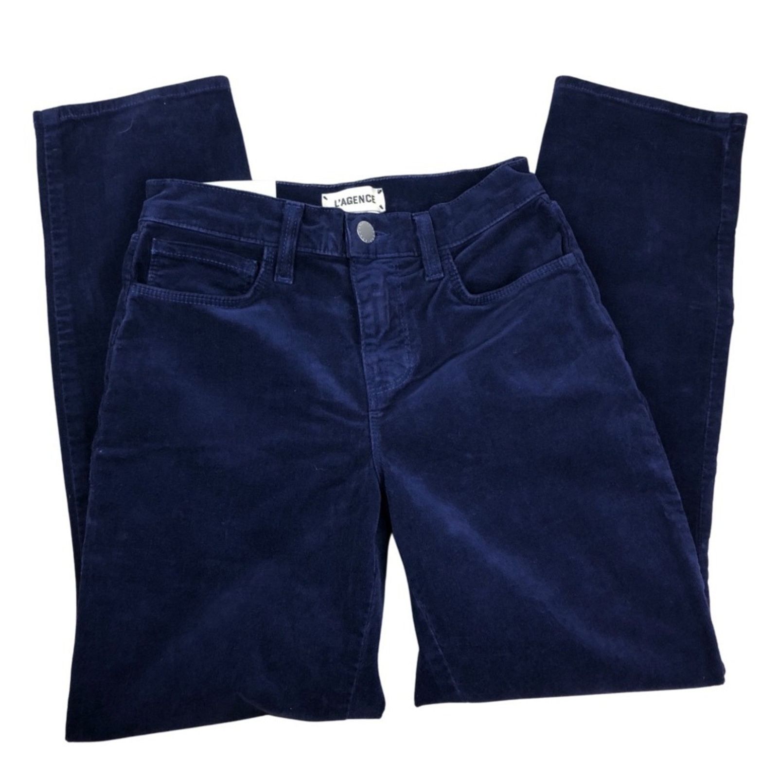 L'AGENCE New with tag L’AGENCE Sada Corduroy Crop Skinny Pants Size 23" - 6 Thumbnail