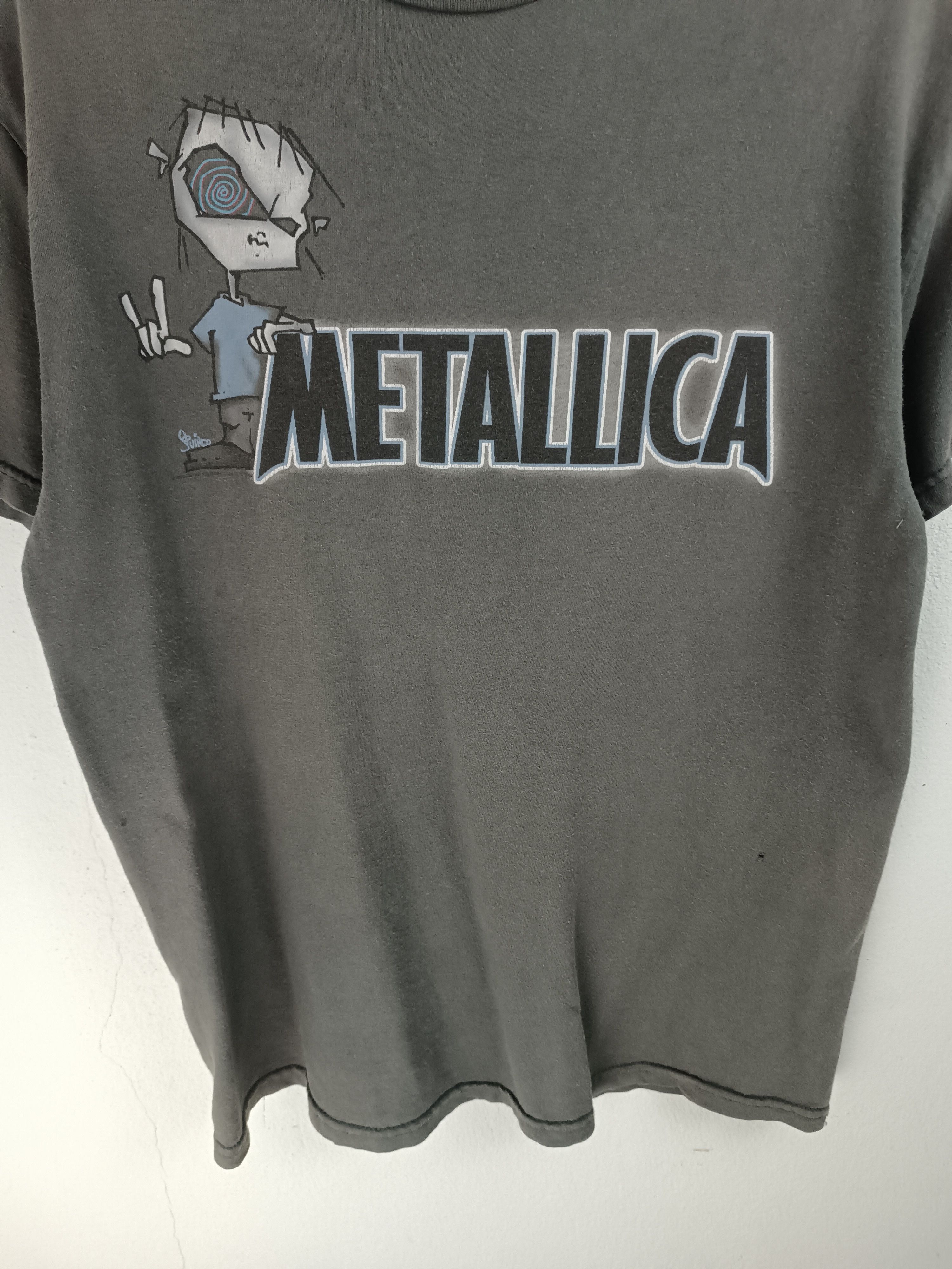 Band Tees VINTAGE '02 METALLICA Y2K NU-METAL STYLE LOGO VERY RARE Size US M / EU 48-50 / 2 - 6 Thumbnail