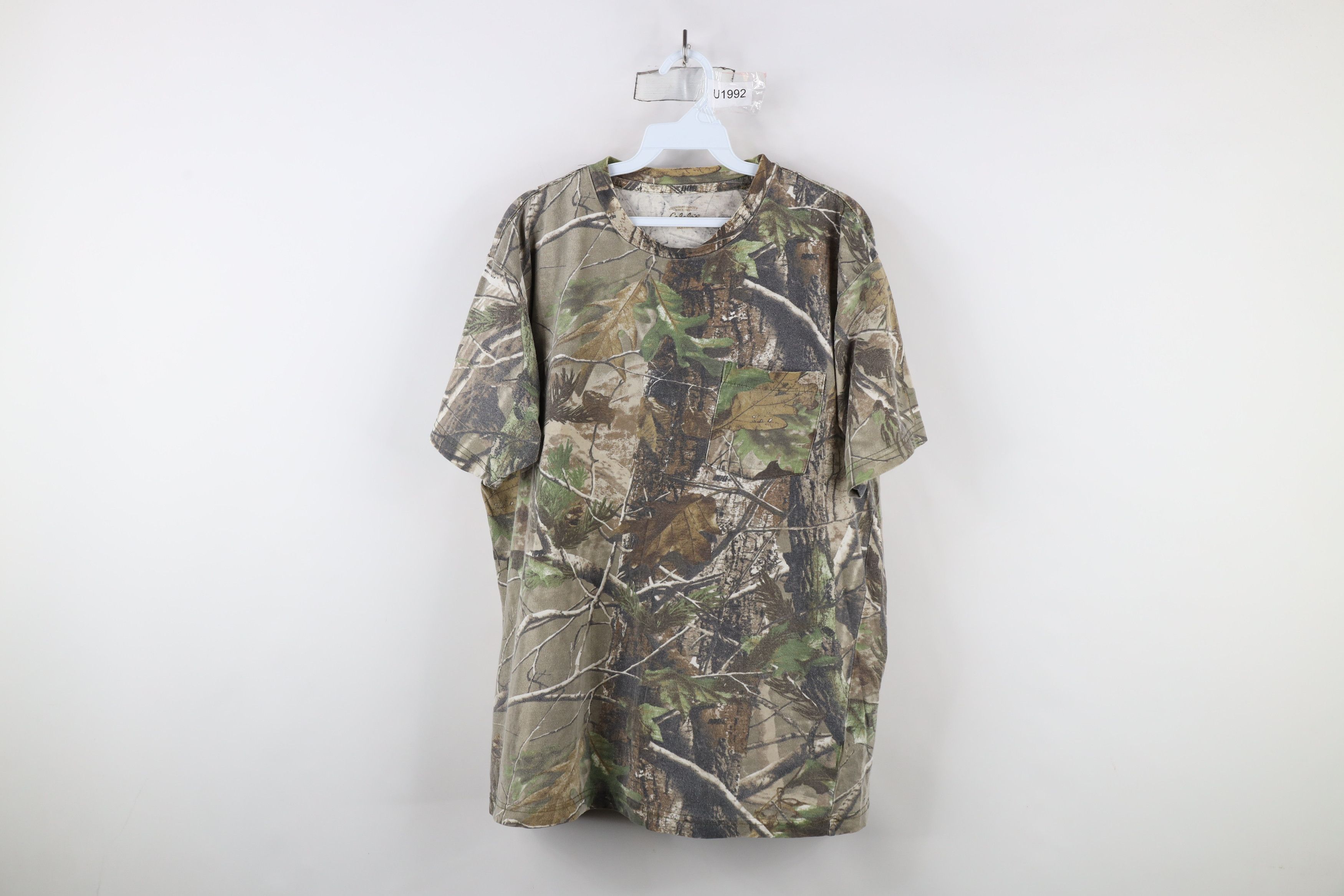 Cabelas Vintage Y2K Cabelas Camouflage Short Sleeve Pocket T-Shirt Size US L / EU 52-54 / 3 - 1 Thumbnail