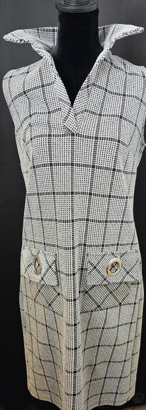 Other Joseph Ribkoff Dress Black & Gray Womens Size 6 Size M / US 6-8 / IT 42-44 - 2 Thumbnail