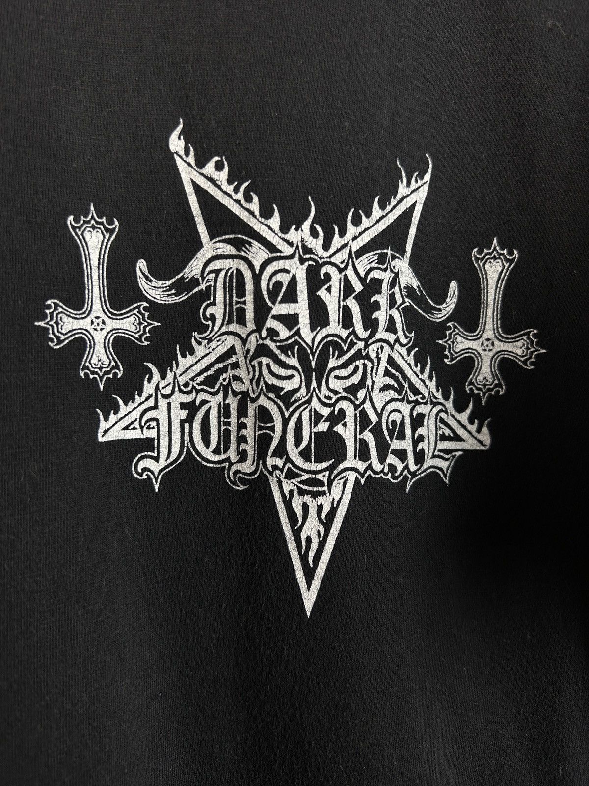 Band Tees Vintage 2001 Dark Funeral Ego Vos Benedictio Metal T-Shirt Size US XL / EU 56 / 4 - 7 Thumbnail