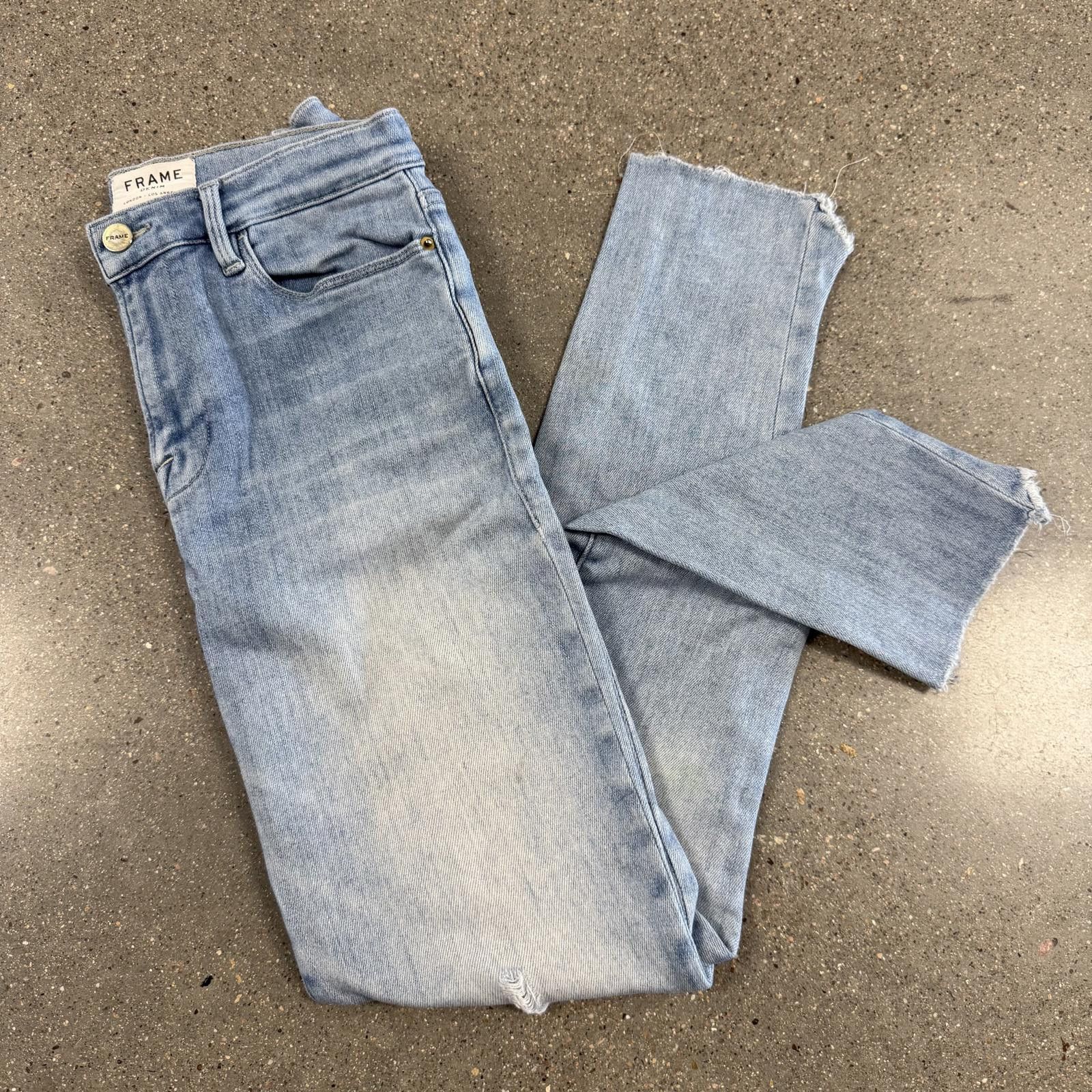 Frame Frame Denim Le High Skinny Crop Jeans Light Wash - 28 Size 28" / US 6 / IT 42 - 1 Thumbnail