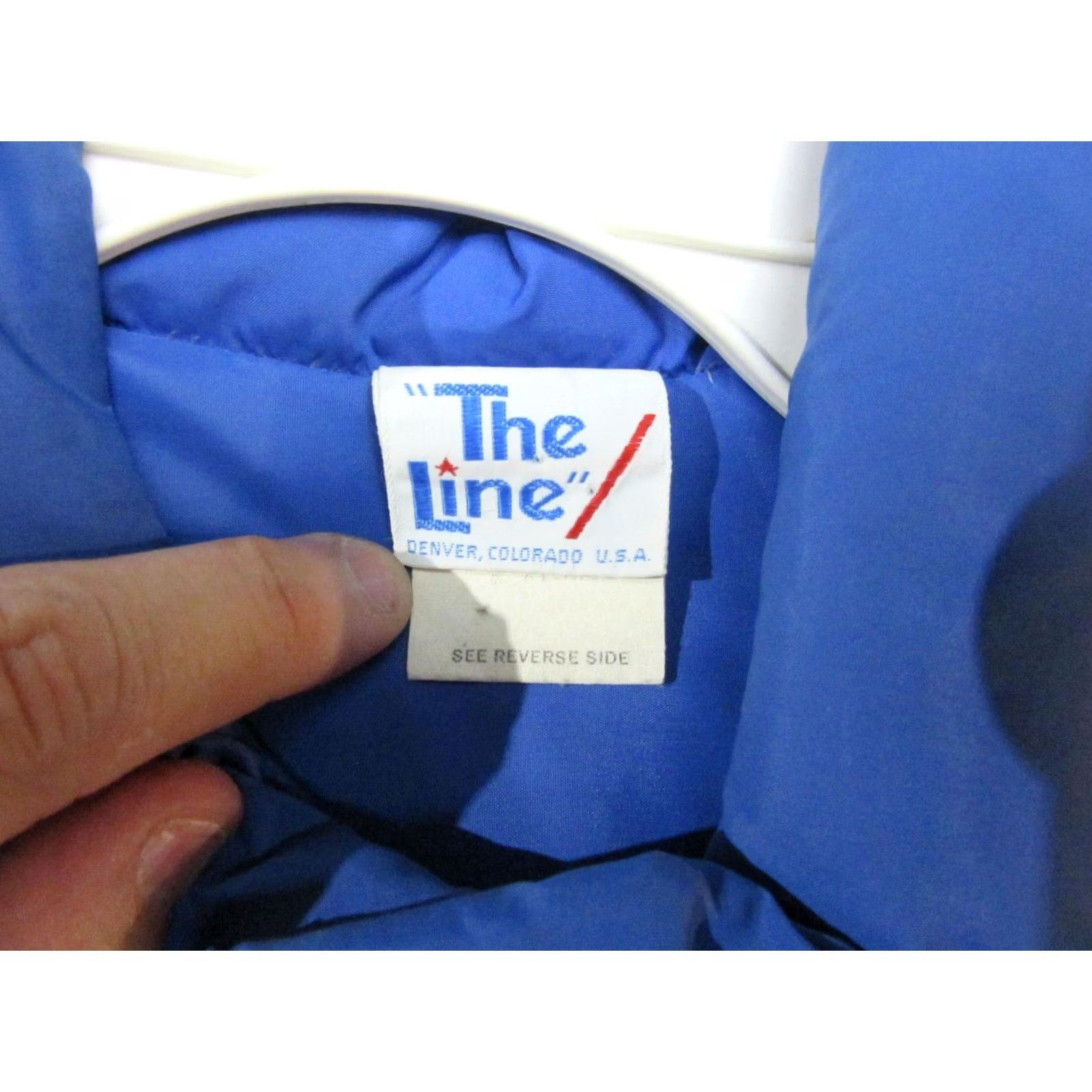 Vintage VINTAGE The Line Down Puffer Vest Mens XL Blue Quilted Snap Front Outdoor 80s Size US XL / EU 56 / 4 - 3 Thumbnail