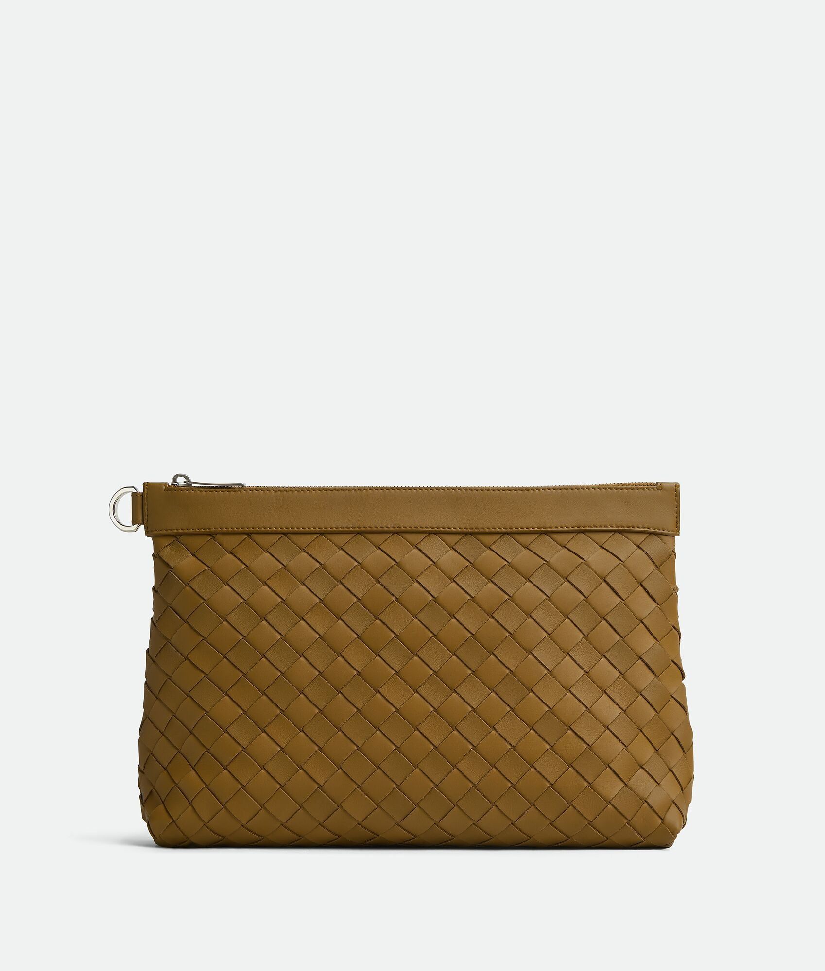 Bottega Veneta o1n1vont0225 Size: OS / Classic Intrecciato Pouch in Brown Size ONE SIZE - 1 Thumbnail