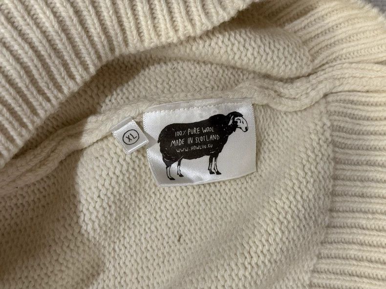 Our Legacy our legacy Beige yin and yang pattern knitted vest 2505-Nex Size US XL / EU 56 / 4 - 5 Thumbnail