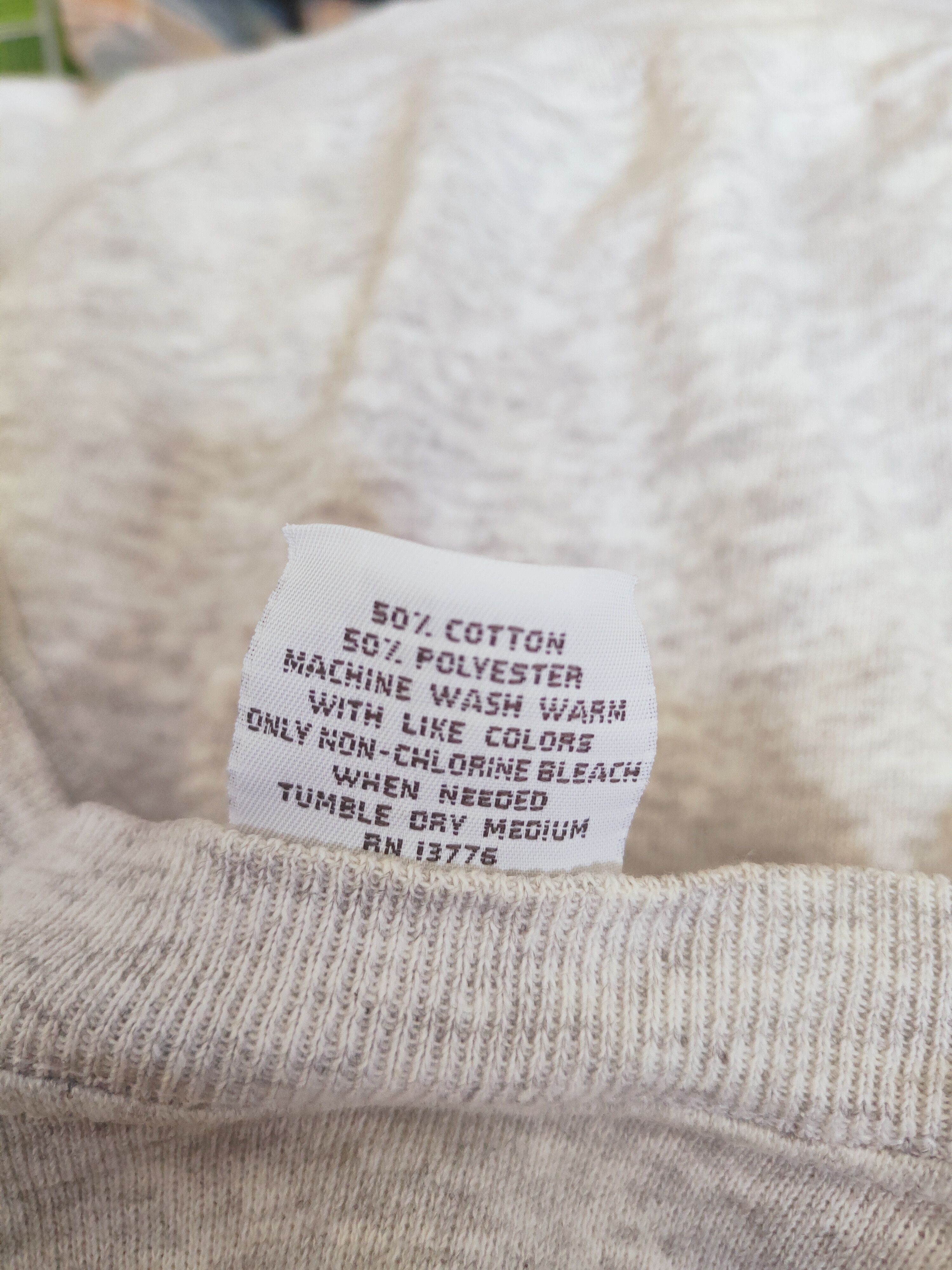 Hanes × Vintage Hanes made in usa vintage plain Gray Sweatshirts #W465 Size US S / EU 44-46 / 1 - 10 Thumbnail