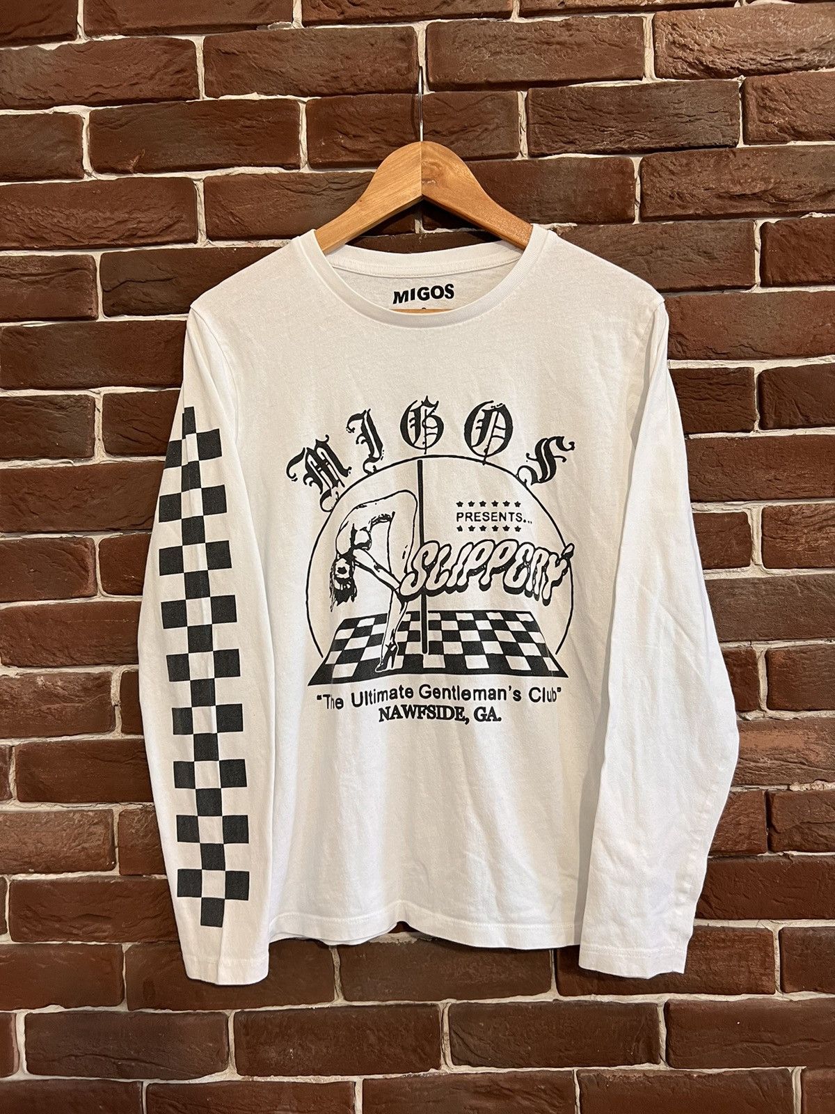 Band Tees Migos Culture White Long Sleeve Tee Shirt Small Slippery Size US S / EU 44-46 / 1 - 1 Thumbnail